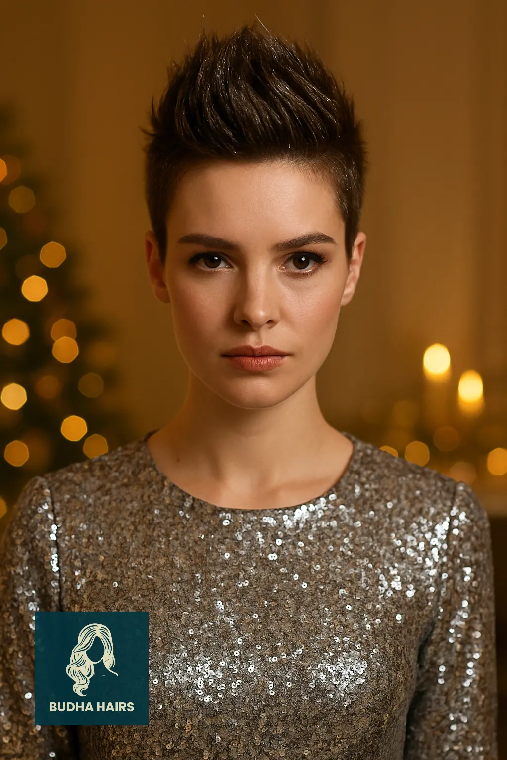 Faux Hawk with Sparkle Gel