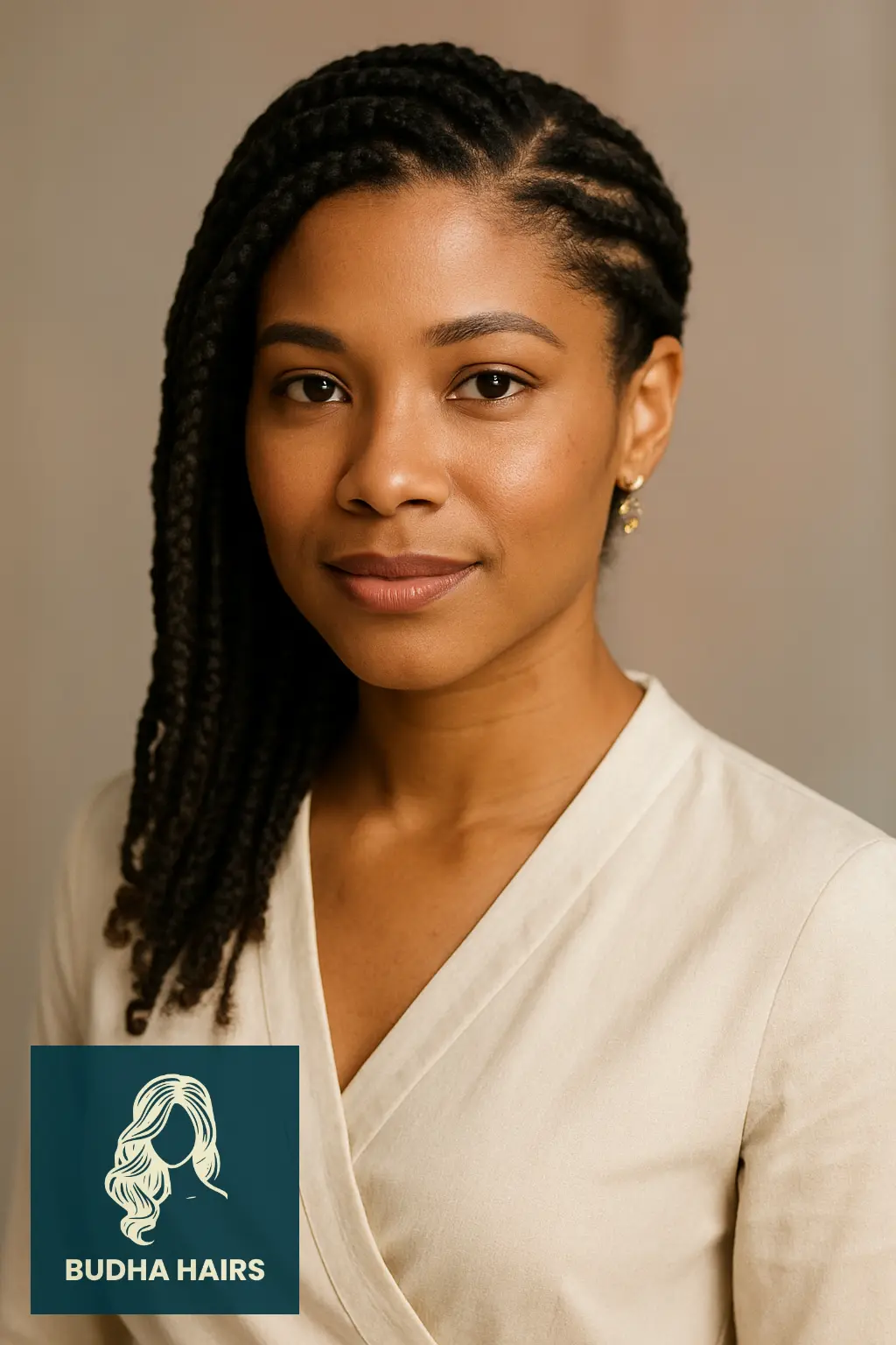 30 Beautiful Protective Hairstyles for Curly Hair 11 Flat Twists with Versatile Styling