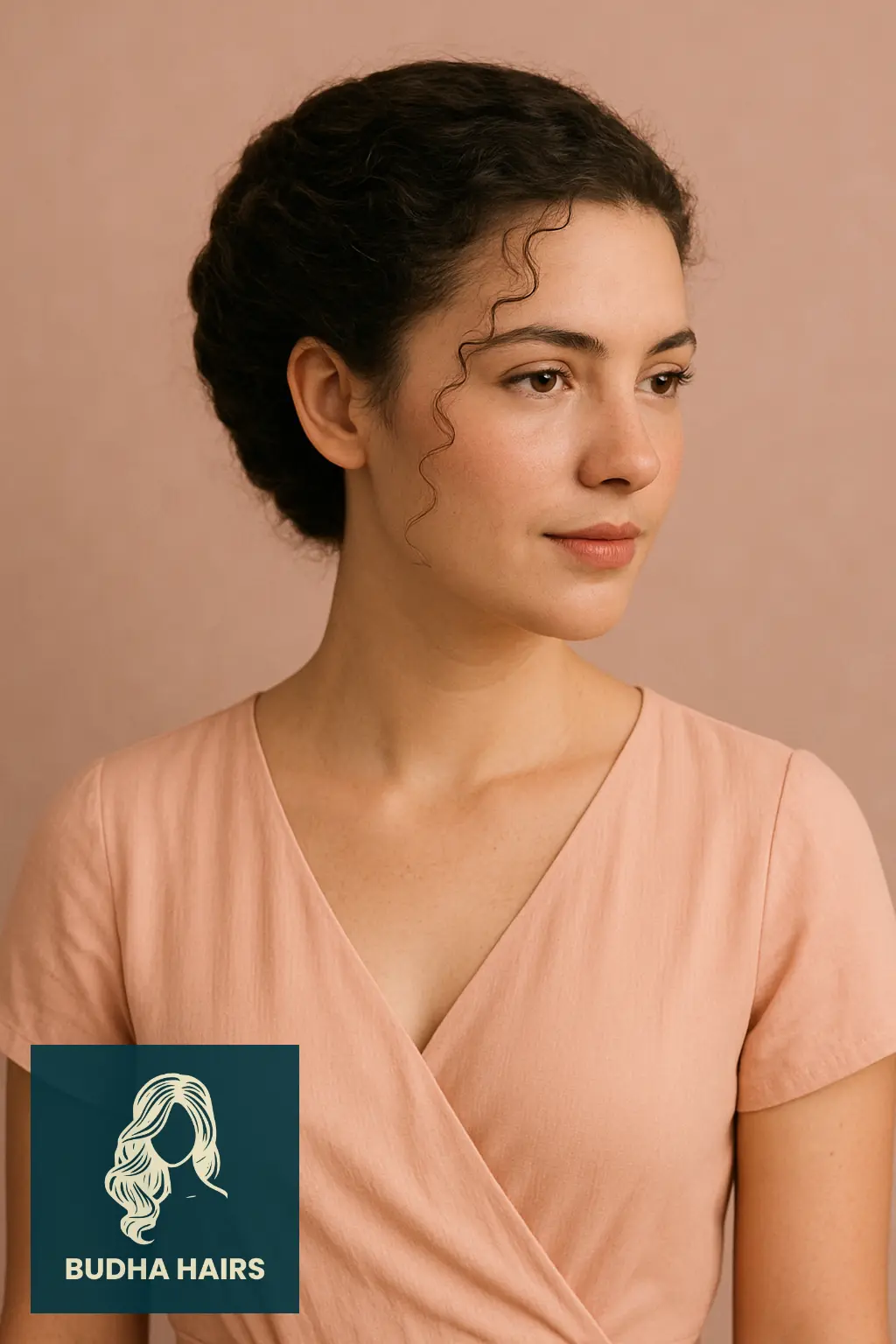 30 Protective Hairstyles for 3a Hair to Keep Your Curls Healthy and Stylish 27 French Roll with Natural