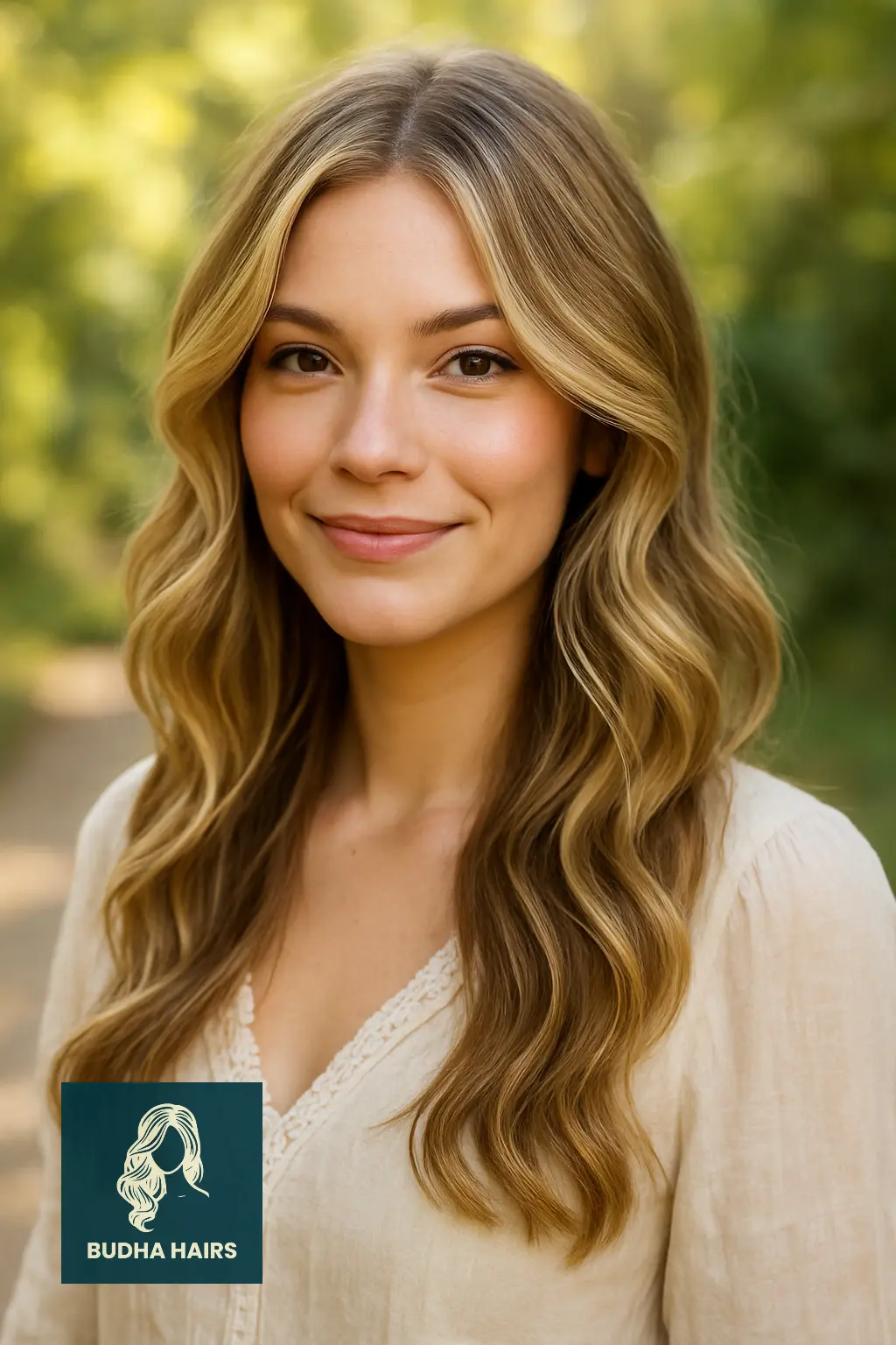 Golden Blonde Ribbon Highlights