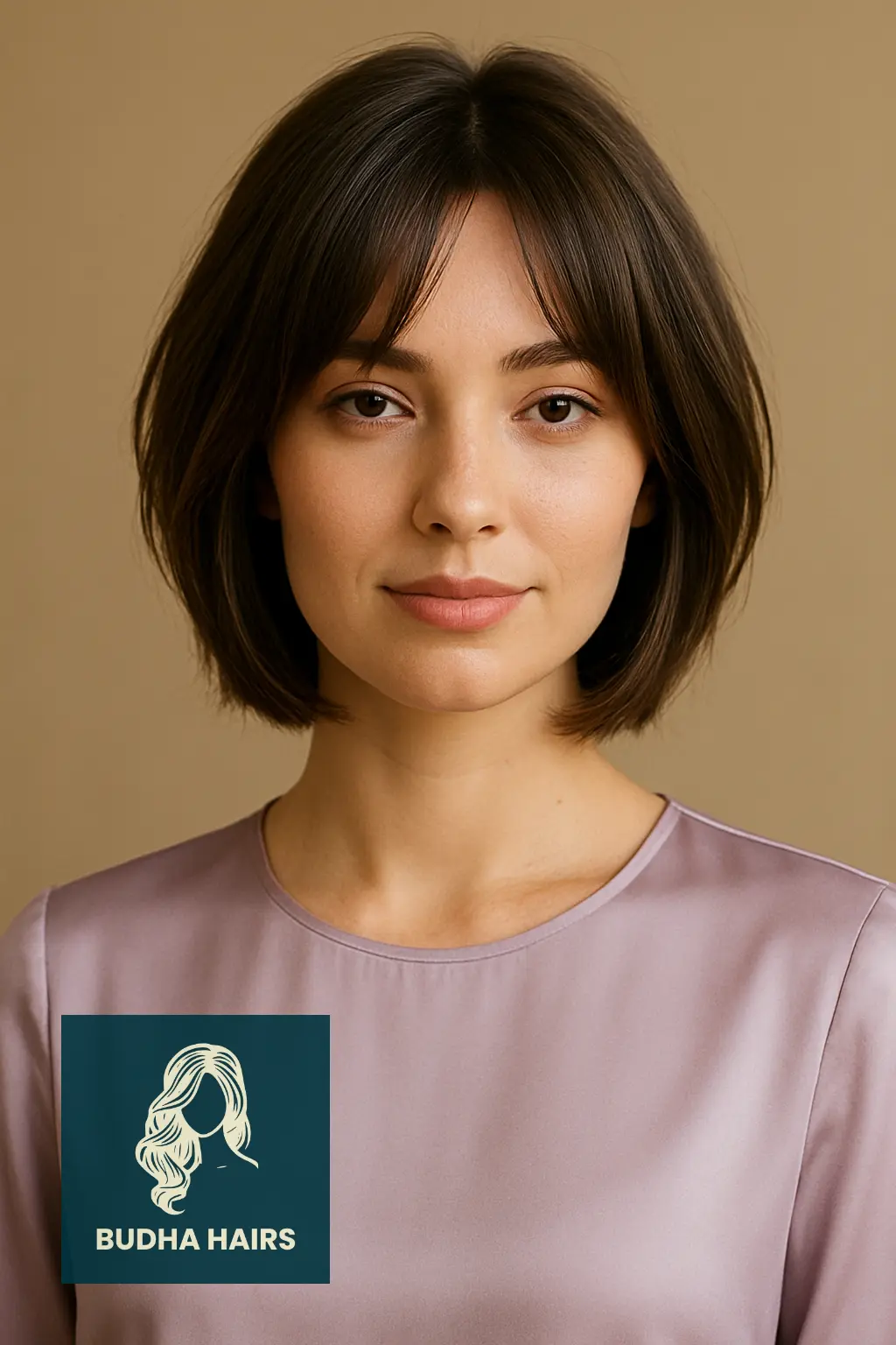 Graduated Bob with Wispy Curtain Bangs