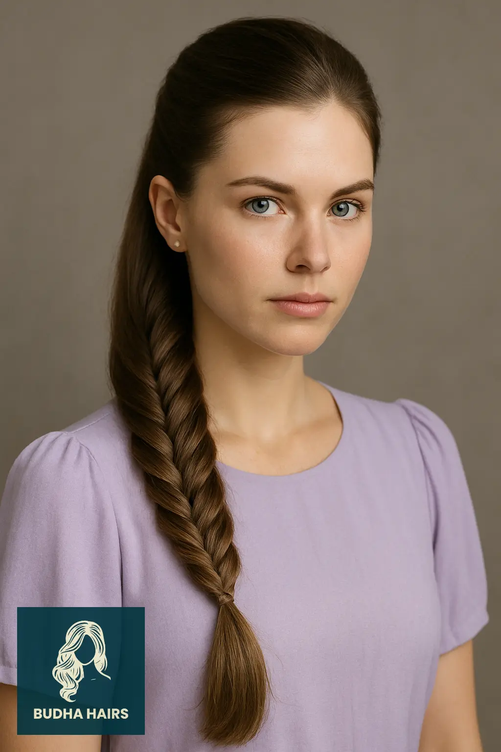 30 Stunning Half-Up Fishtail Braid Hairstyles to Try in 2026 25 Half-Up Fishtail with Ponytail Base