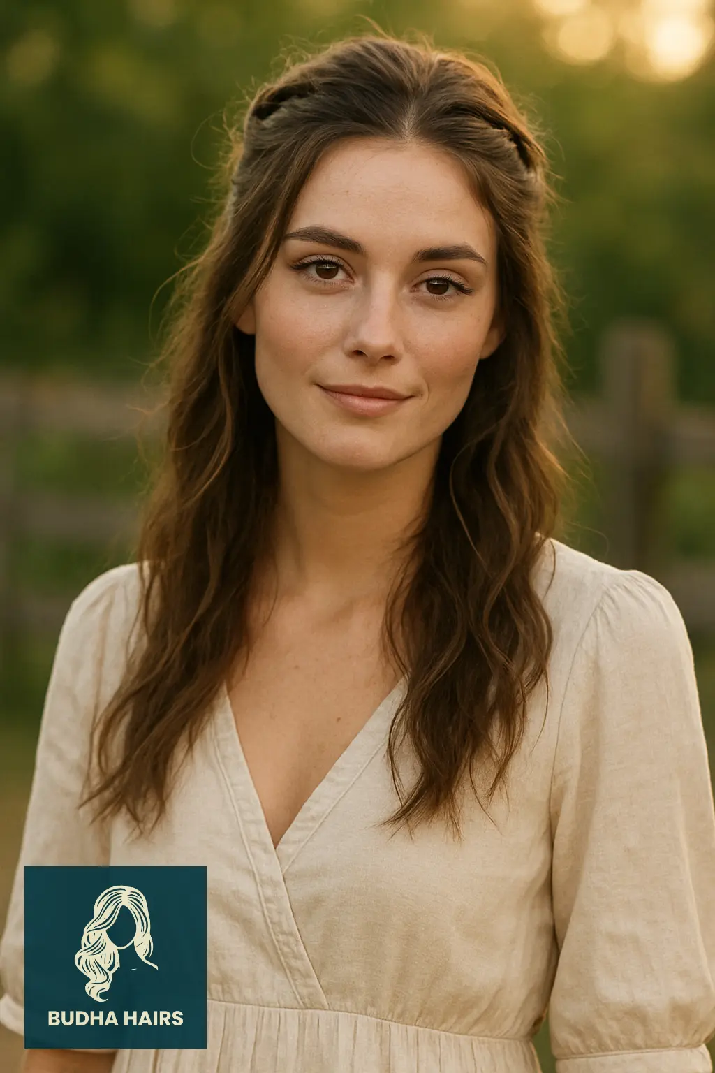 30 Stunning Half-Up Fishtail Braid Hairstyles to Try in 2026 22 Half-Up Fishtail with Tousled Finish