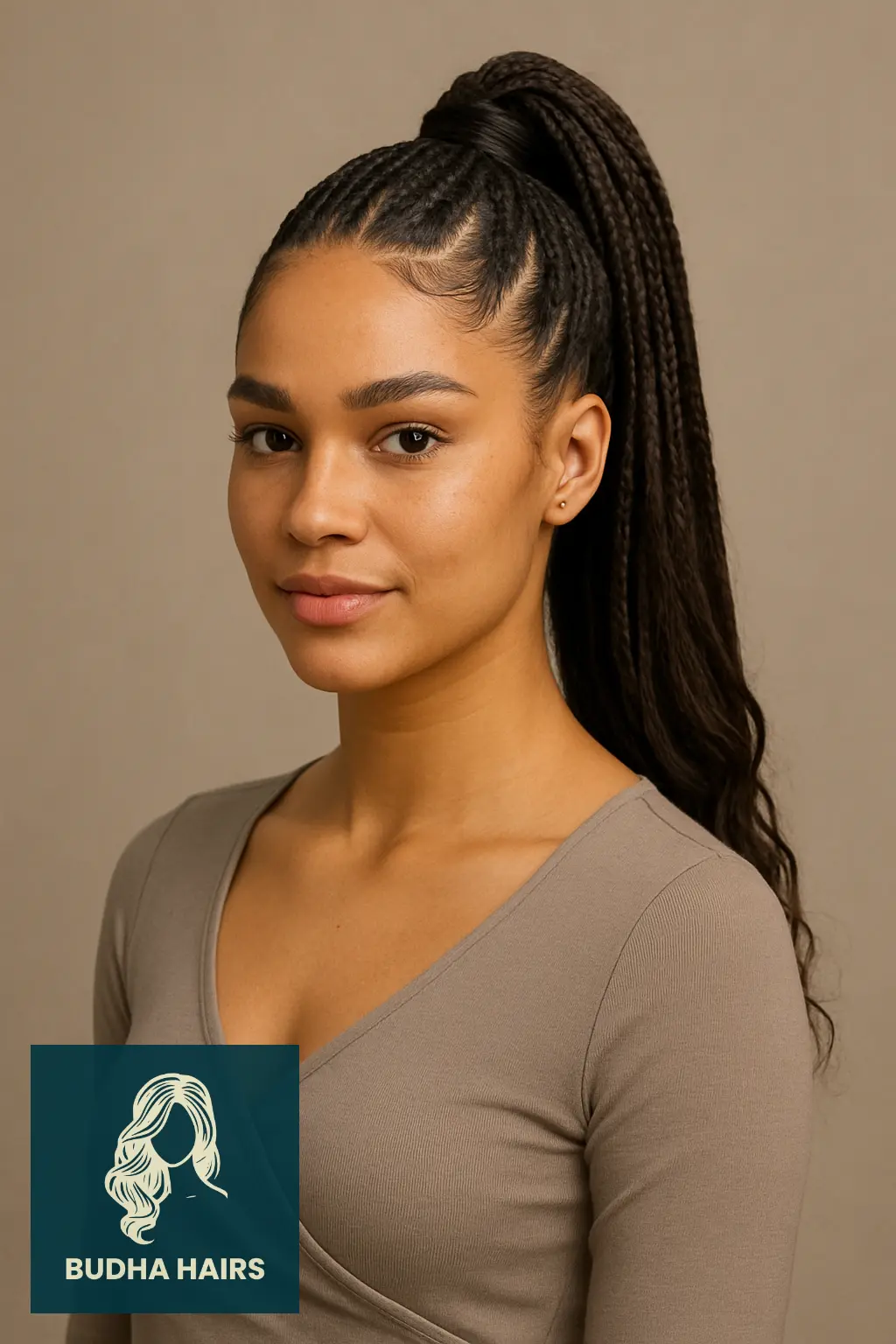 30 Protective Hairstyles for 3a Hair to Keep Your Curls Healthy and Stylish 15 High Braided Ponytail with Sleek Finish