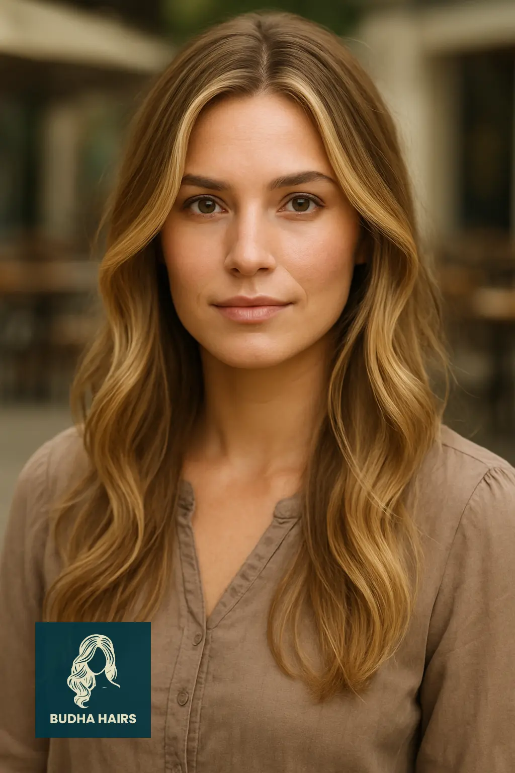 Honey Blonde Face-Framing Highlights