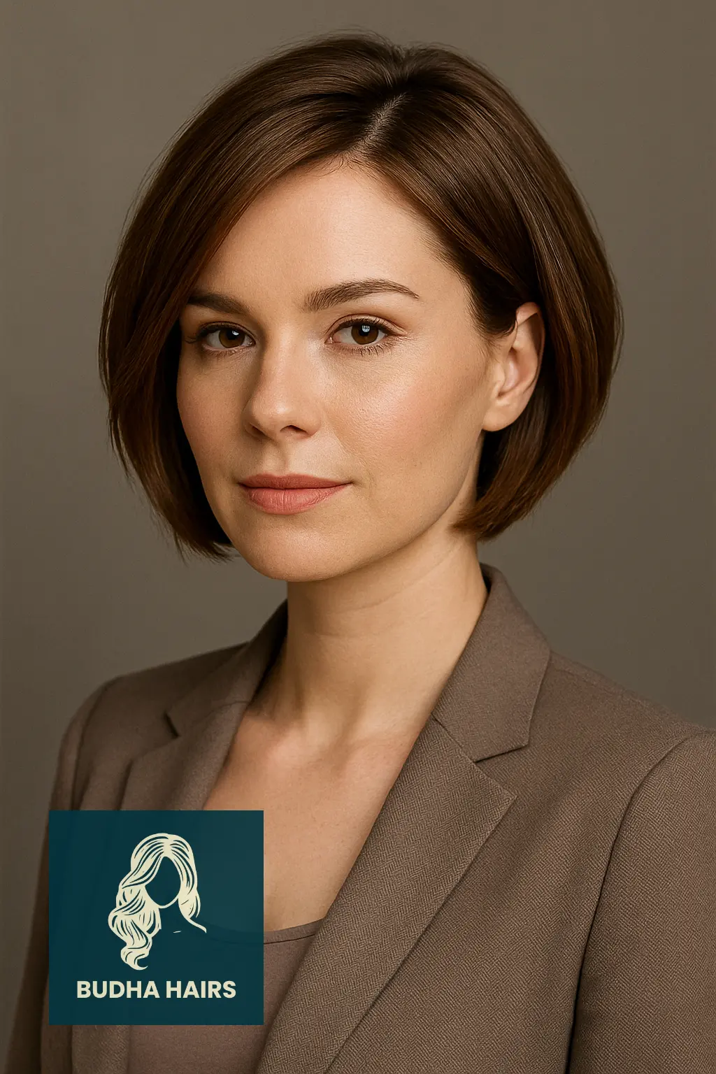 Inverted Bob with Sleek Layers