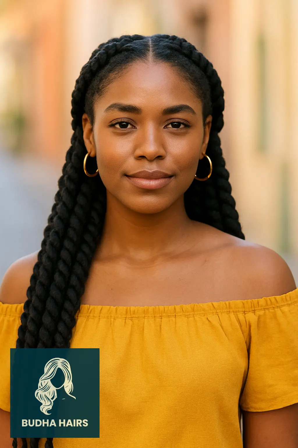 30 Beautiful Protective Hairstyles for Curly Hair 27 Jumbo Braids for Curly Protection