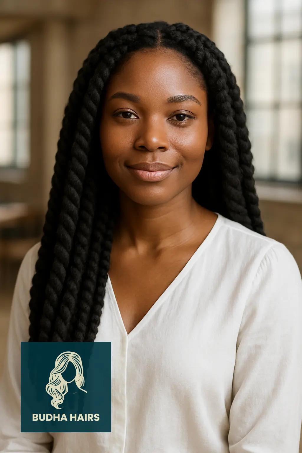 Jumbo Knotless Braids for Comfort