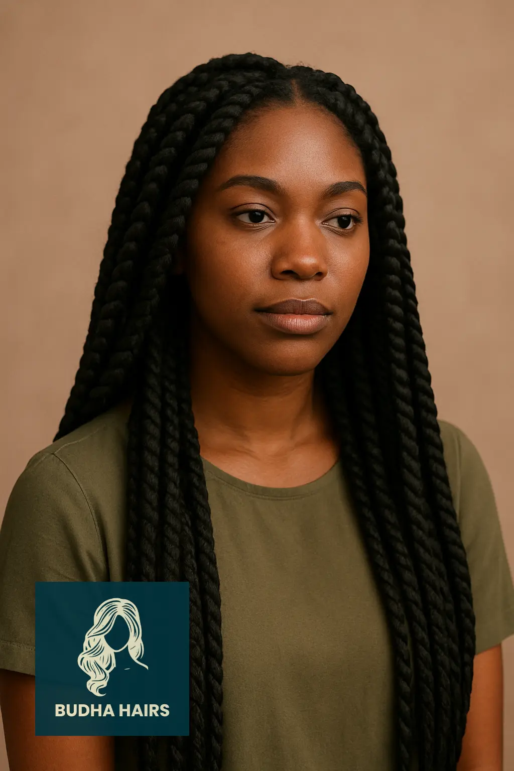 Jumbo Senegalese Twists for Easy Care