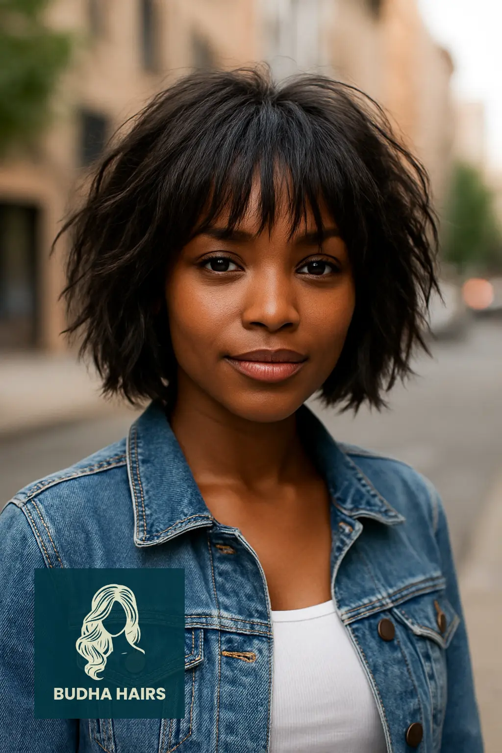 Layered Bob with Choppy Bangs