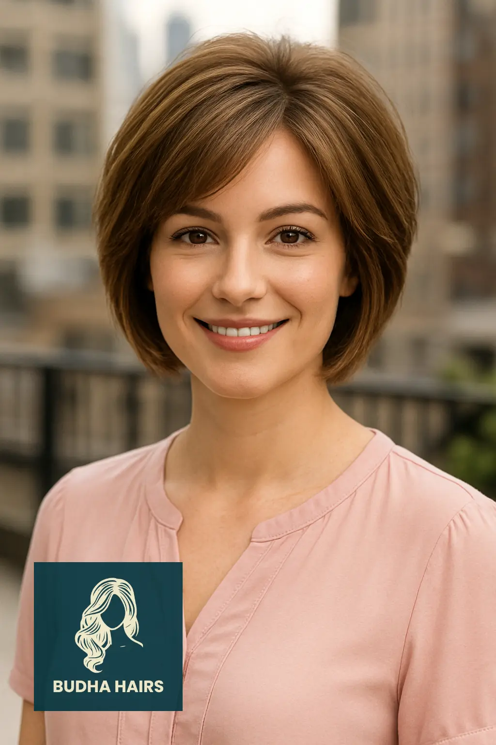 Layered Bob with Voluminous Crown