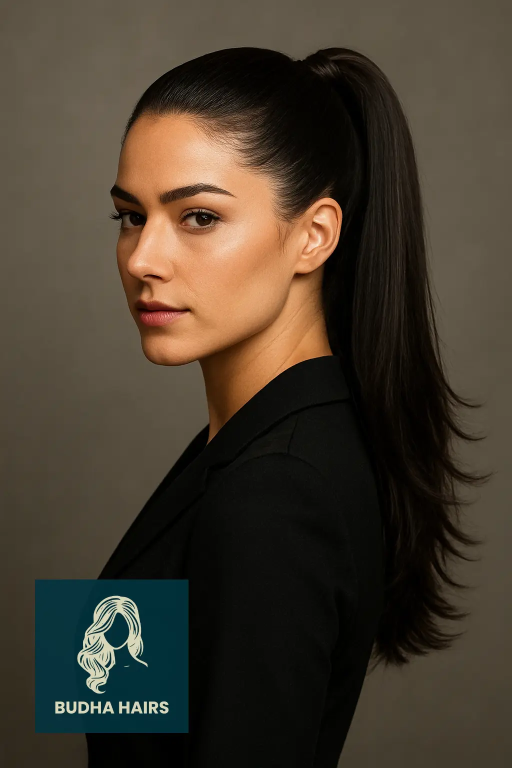 30 Stunning Long Hairstyles With Layers to Elevate Your Look 18 Layered Ponytail for Sleek Style