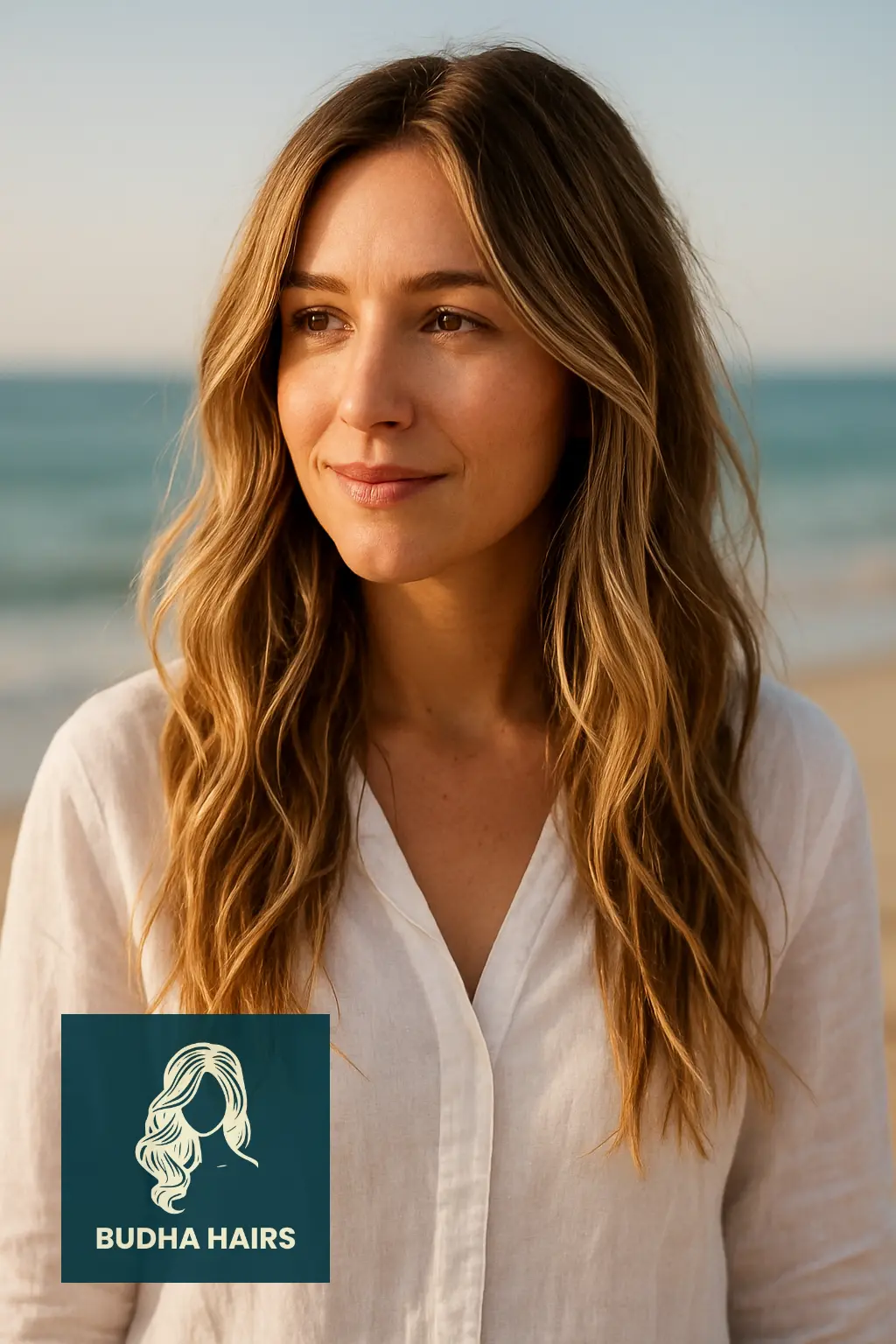 30 Stunning Long Hairstyles With Layers to Elevate Your Look 8 Layered Waves with Beachy Texture