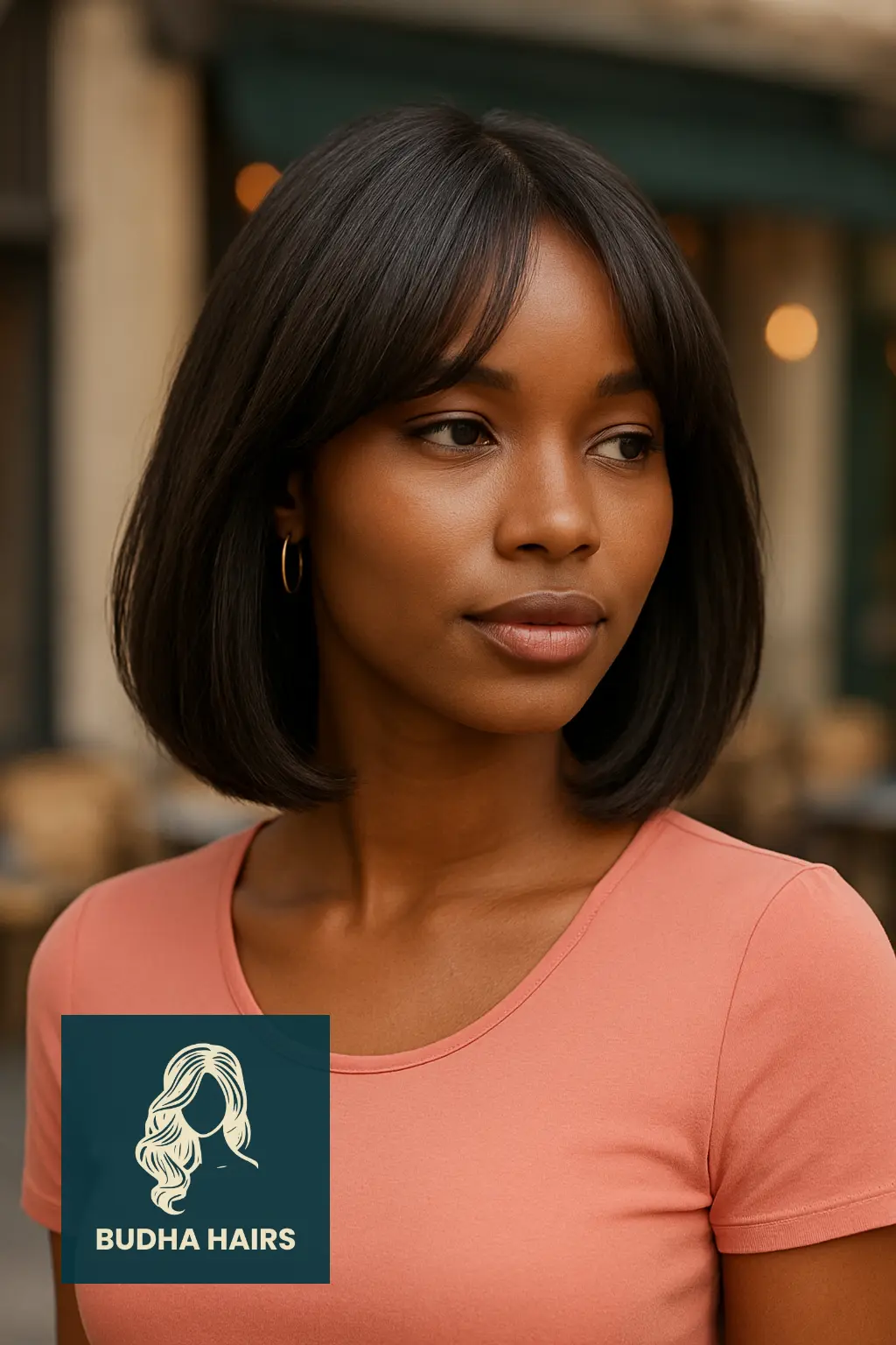 Long Bob with Curtain Bangs