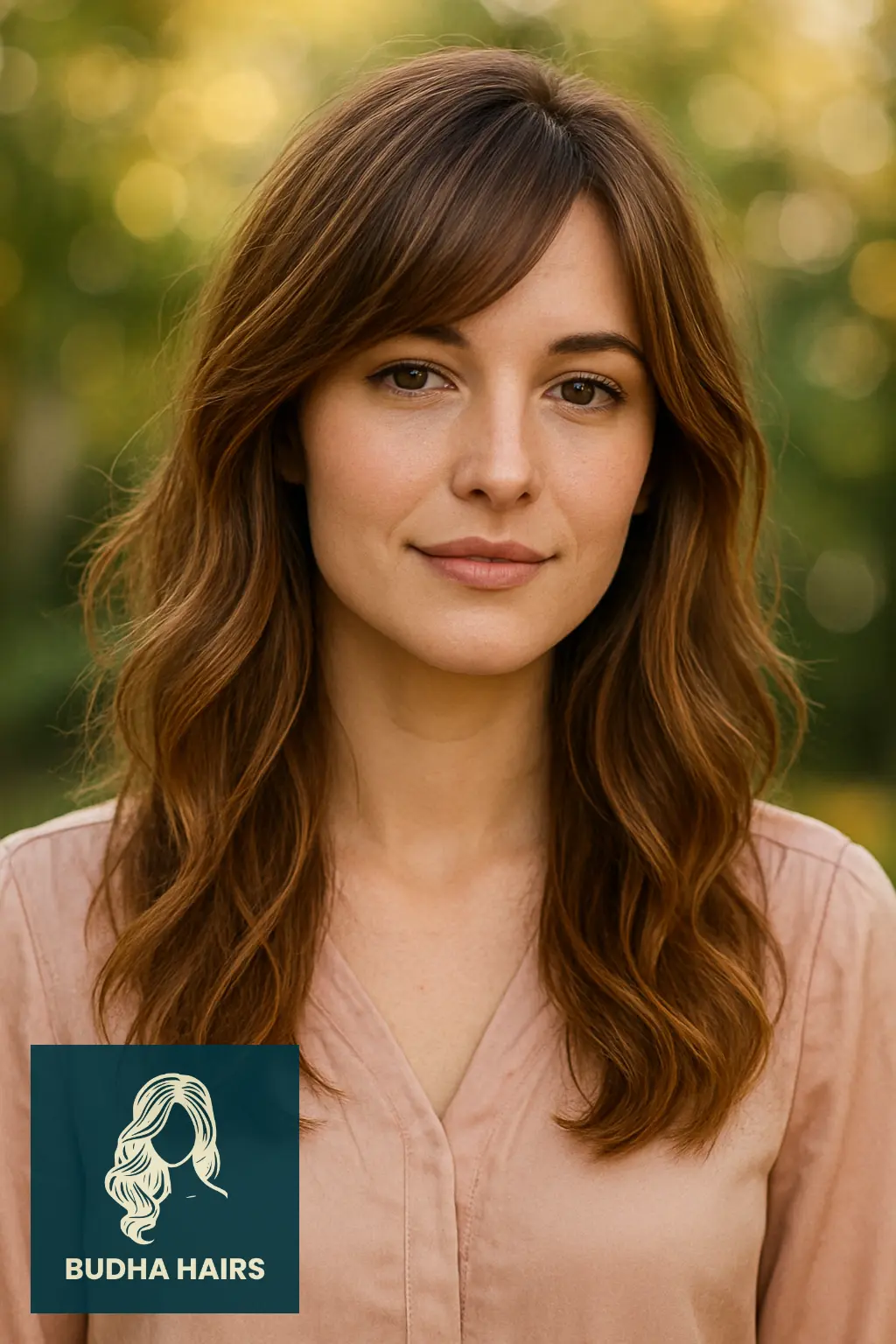 30 Flattering Hairstyles for Thin Wavy Hair 29 Long Layered Cut with Side Bangs