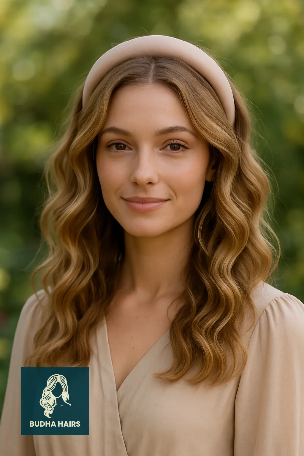 Loose Waves with Padded Thick Headband