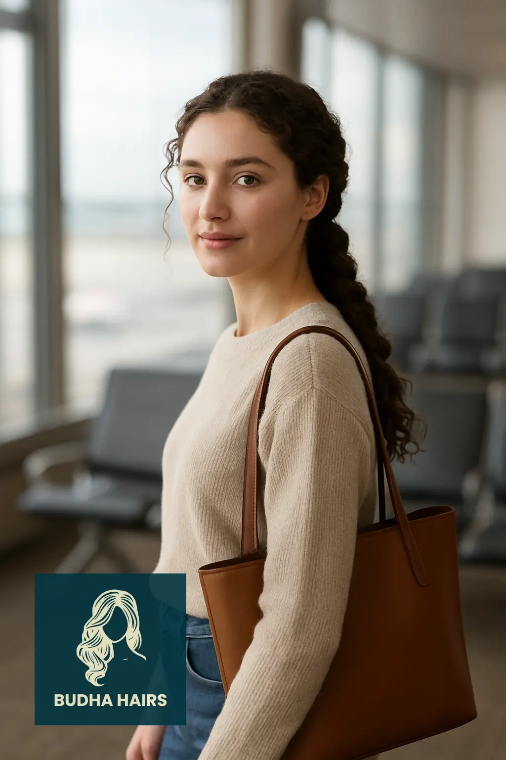 Low Braided Ponytail for Comfort