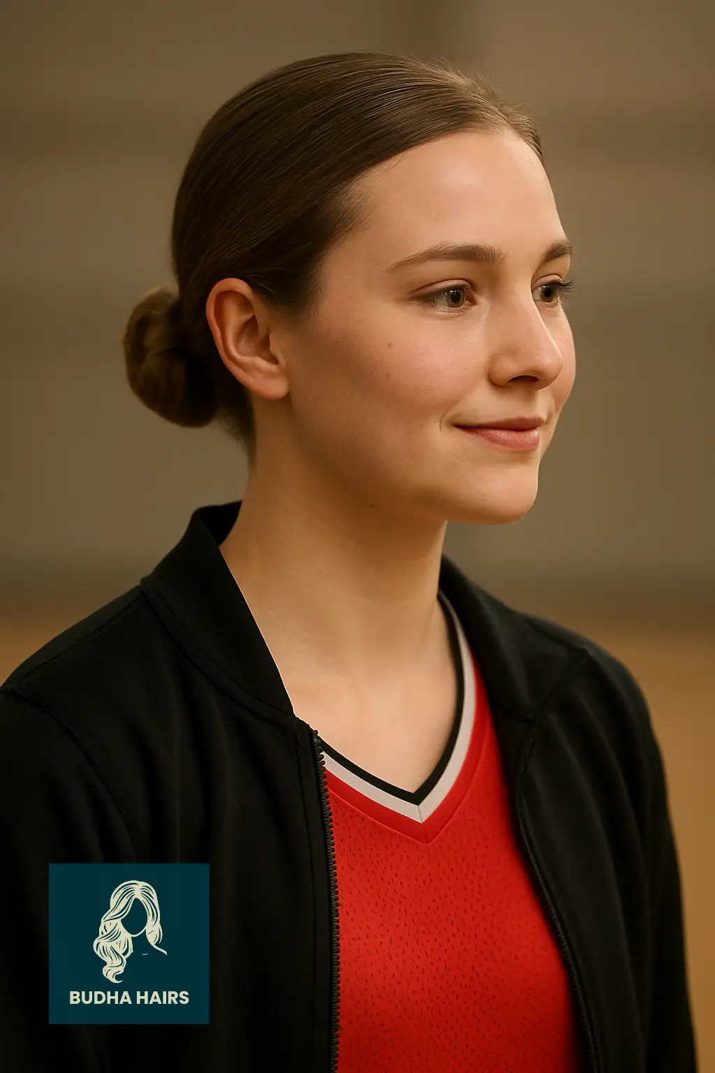 Low Bun with Hair Tie