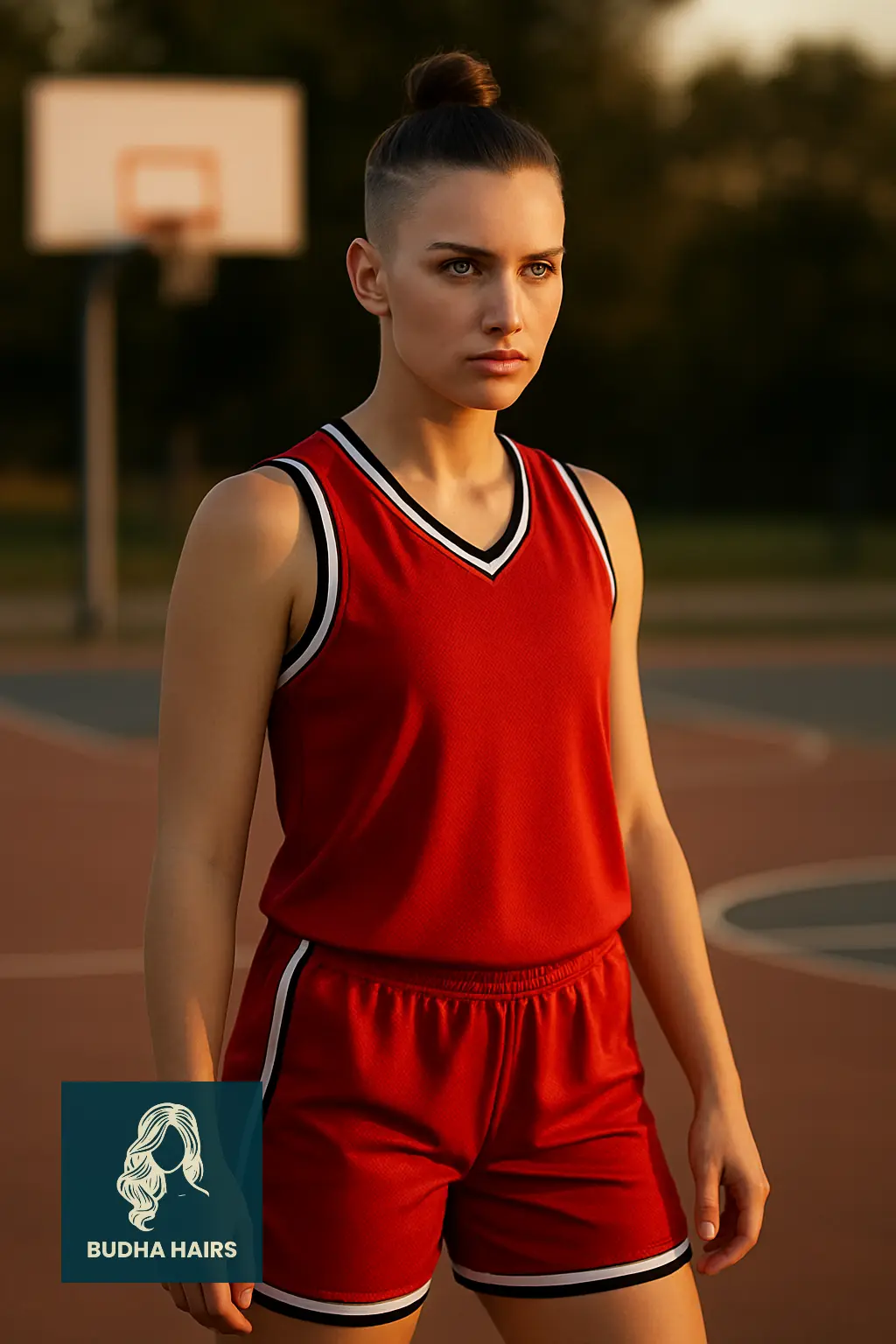 Man Bun with Fade Undercut