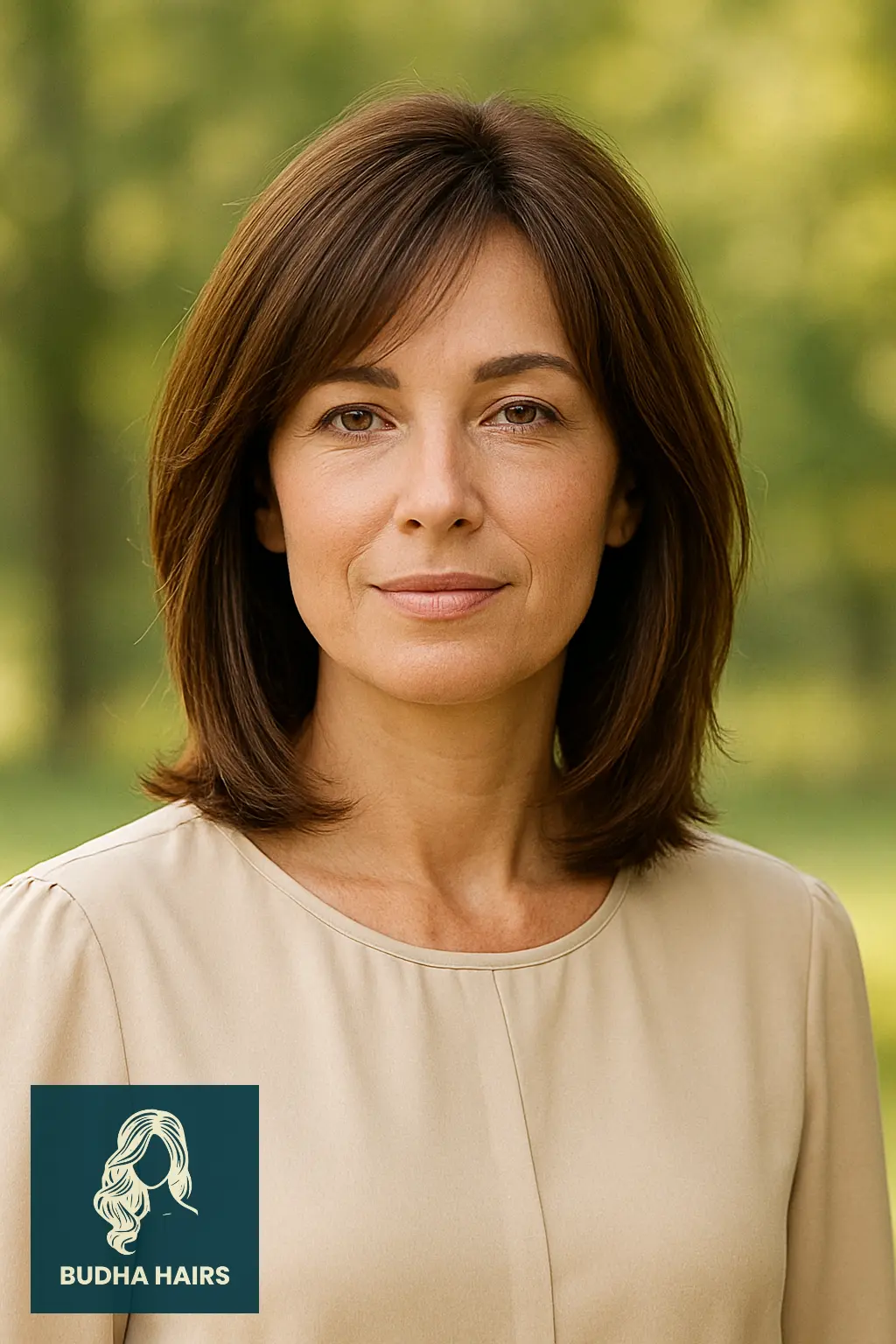 35 Stunning Mid Length Hairstyles Over 40 to Refresh Your Look 15 Medium Length Cut with Feathered Layers