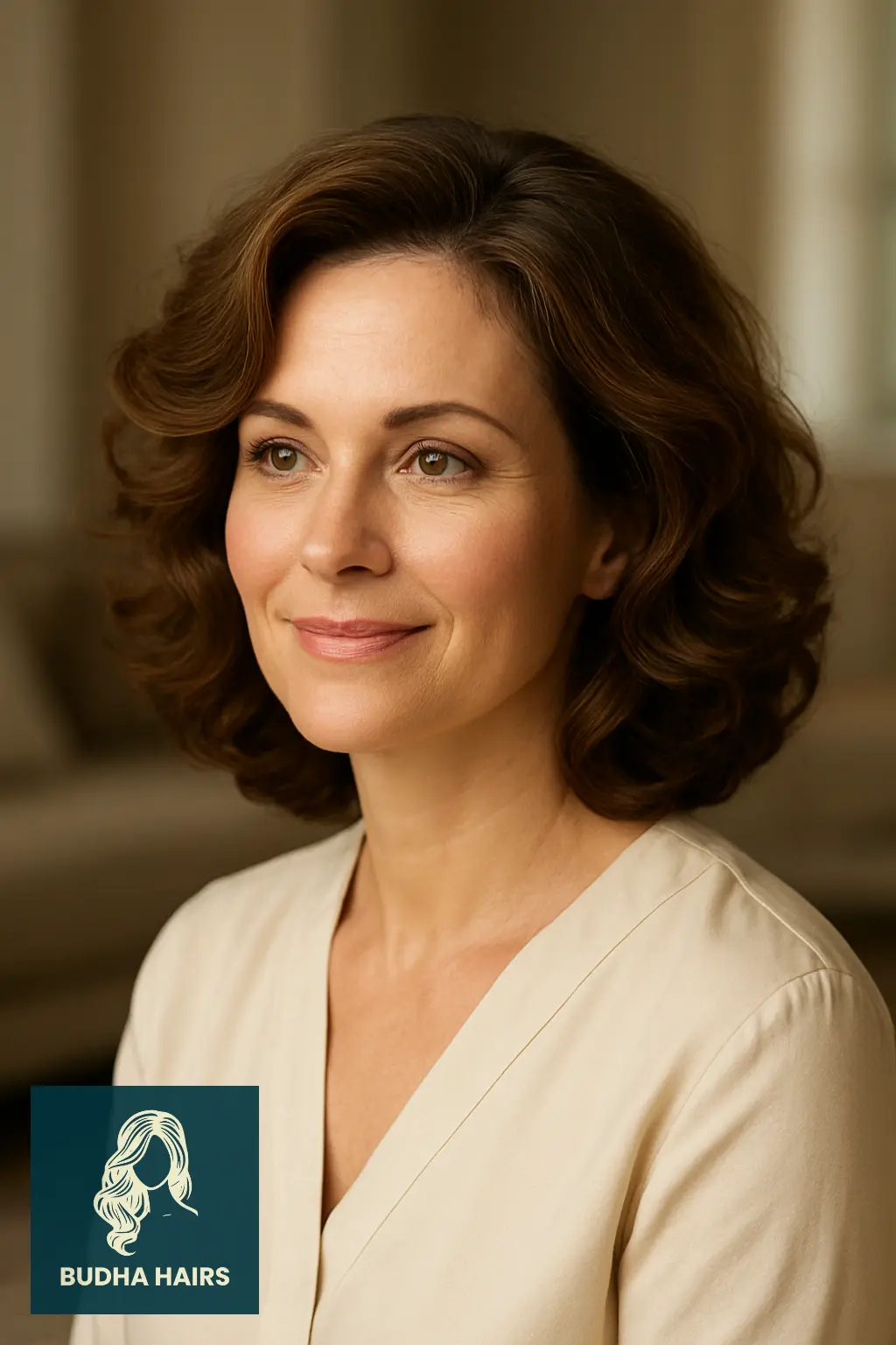 35 Stunning Mid Length Hairstyles Over 40 to Refresh Your Look 25 Medium Length Cut with Voluminous Curls