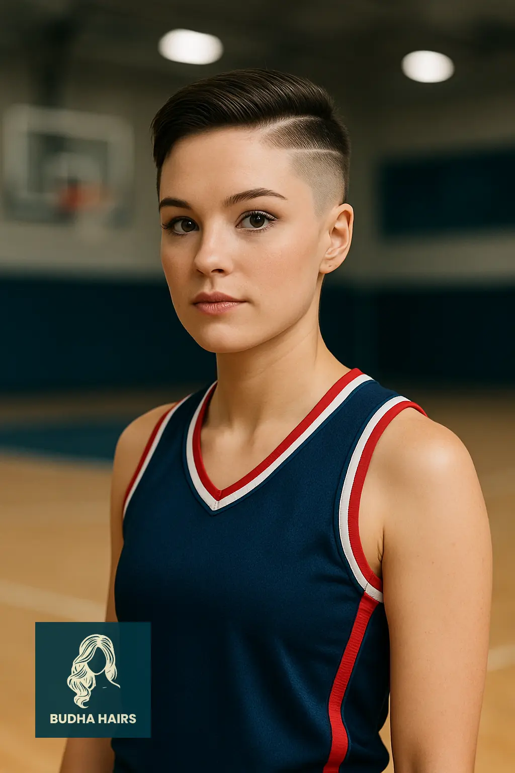 Mid-Fade with Line Design