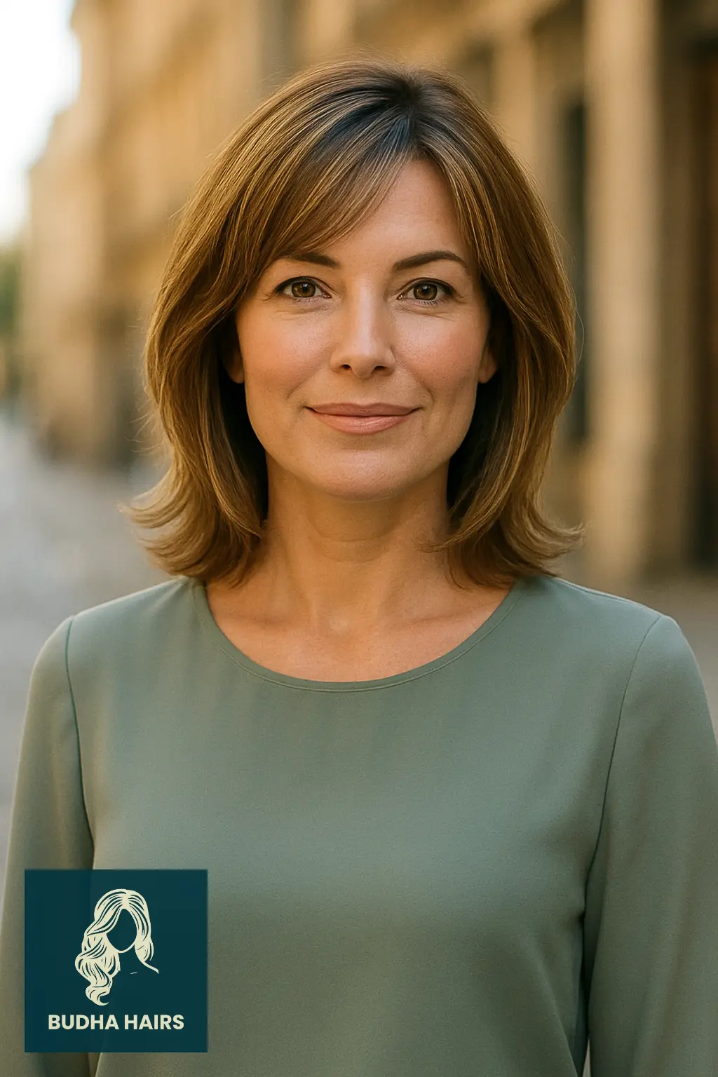 35 Stunning Mid Length Hairstyles Over 40 to Refresh Your Look 14 Mid Length Layered Bob with Highlights