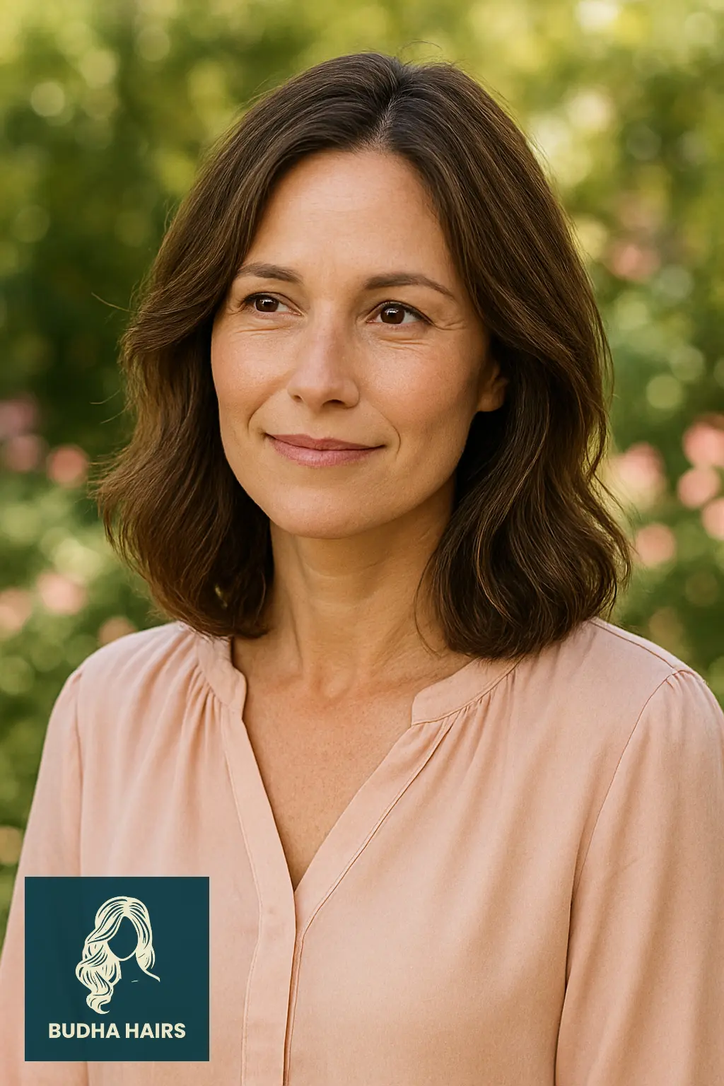 35 Stunning Mid Length Hairstyles Over 40 to Refresh Your Look 17 Mid Length Waves with Subtle Layers