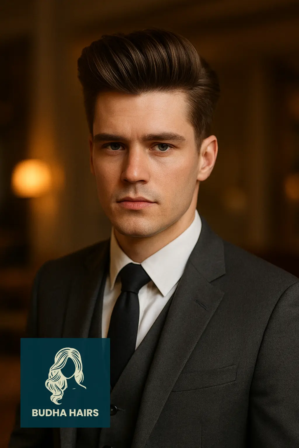 Modern Pompadour with Volume