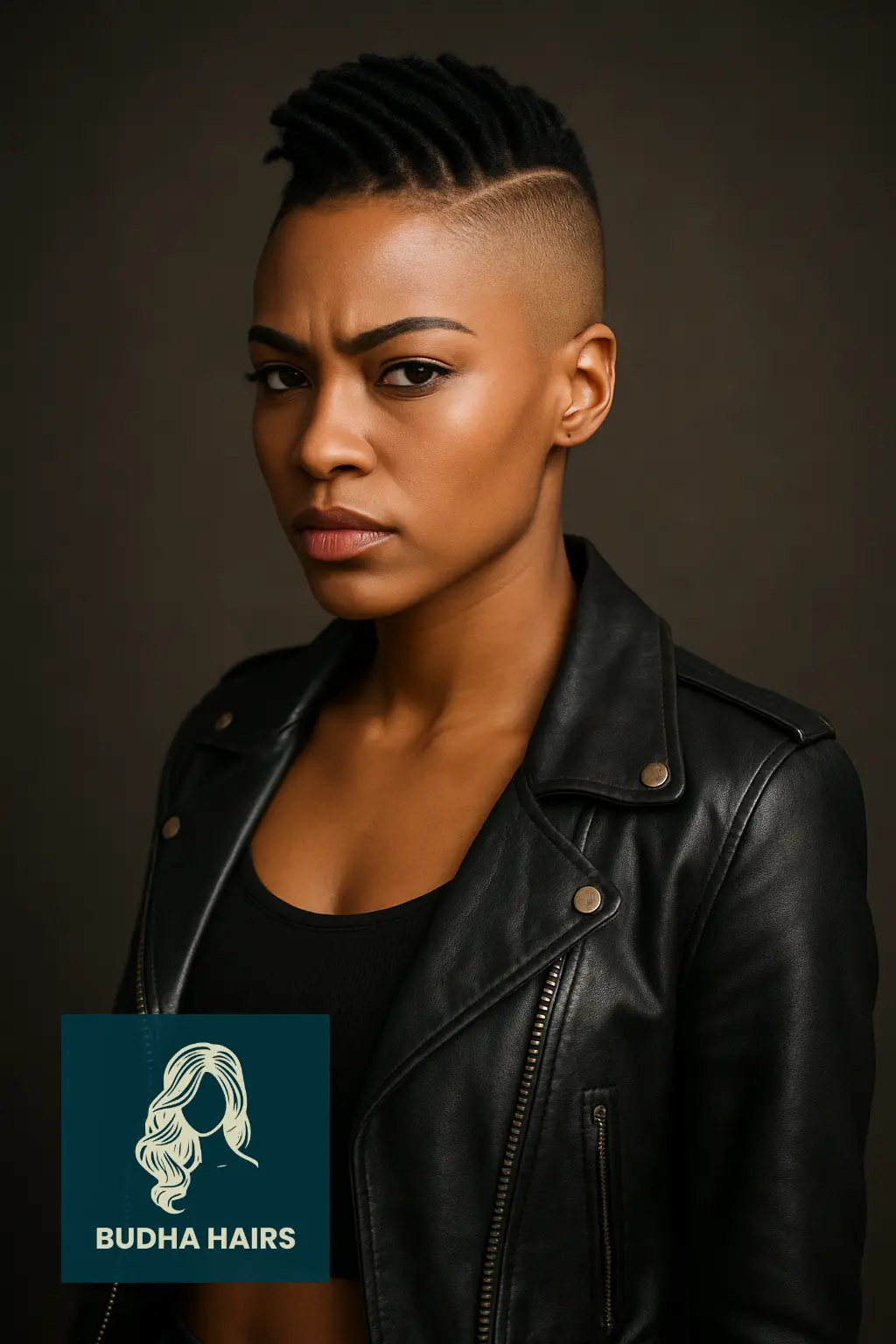 25 Stunning Short Invisible Locs Hairstyles for a Stylish and Natural Look 9 Mohawk Style with Short Invisible Locs