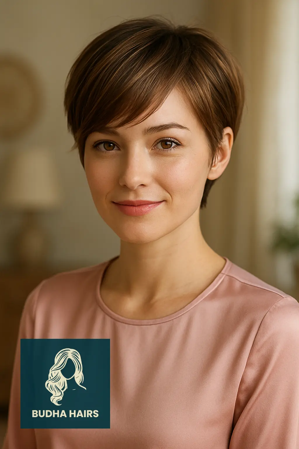 Pixie Cut with Wispy Long Fringe