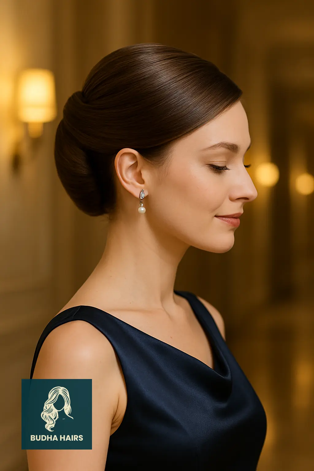 Polished French Twist for Long Hair