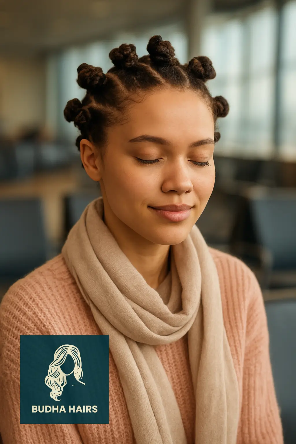 Protective Bantu Knots for Long Flights