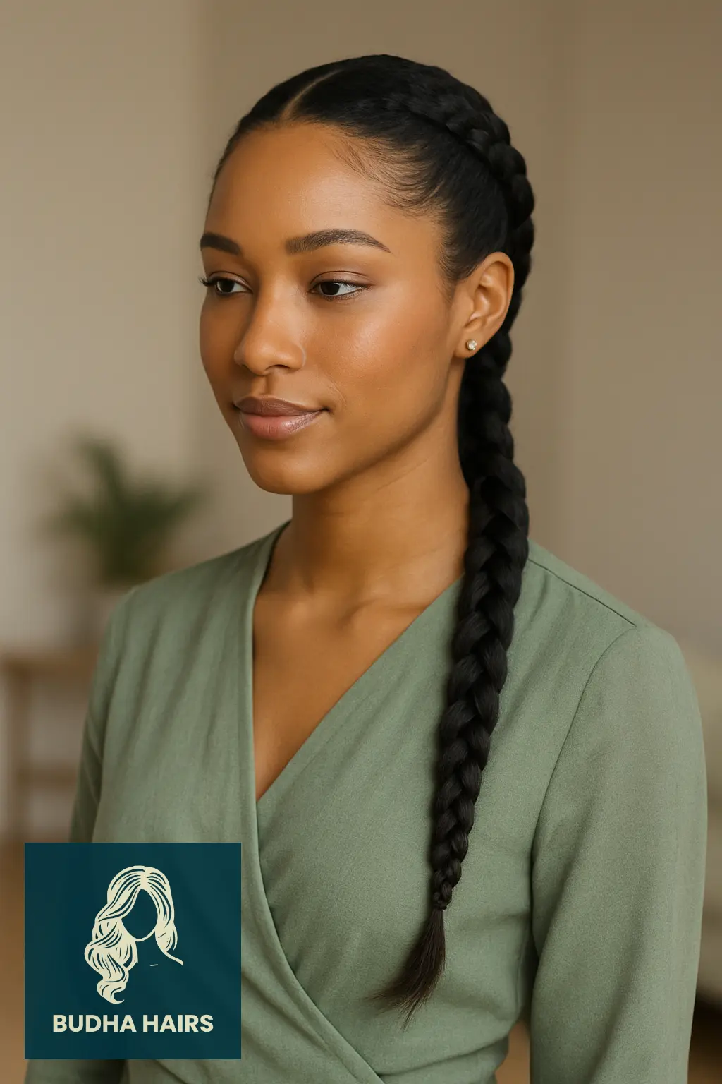 30 Beautiful Protective Hairstyles for Curly Hair 15 Protective French Braid Variation