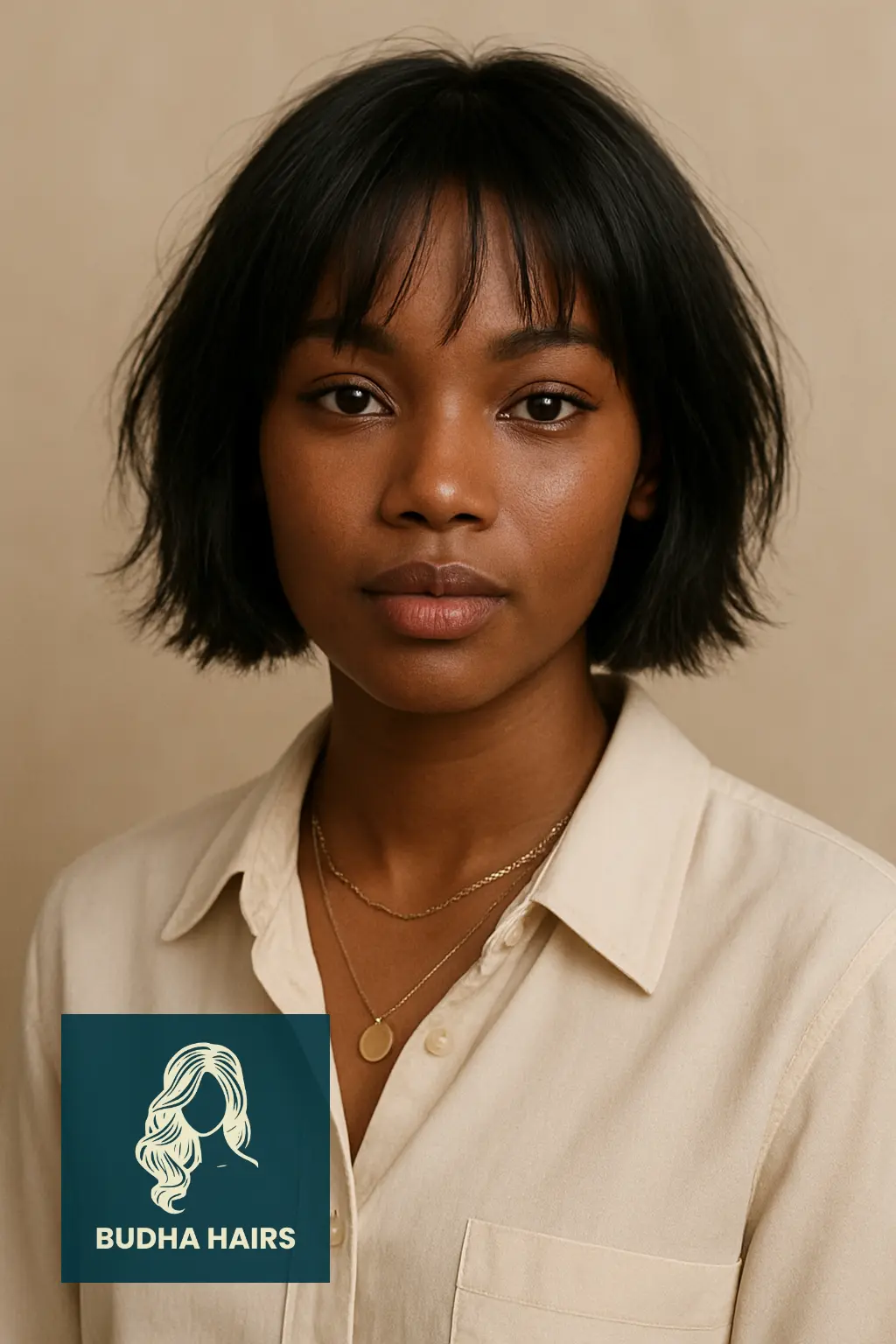 Razor-Cut Bob with Wispy Fringe
