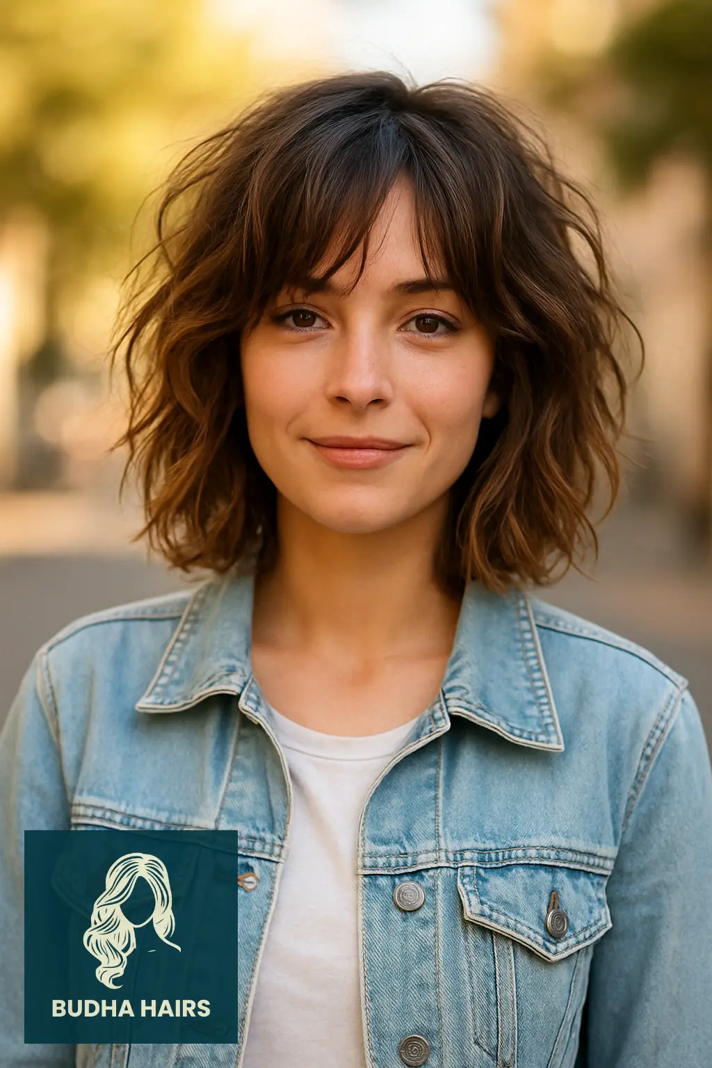 30 Flattering Hairstyles for Thin Wavy Hair 9 Shag Cut with Messy Waves