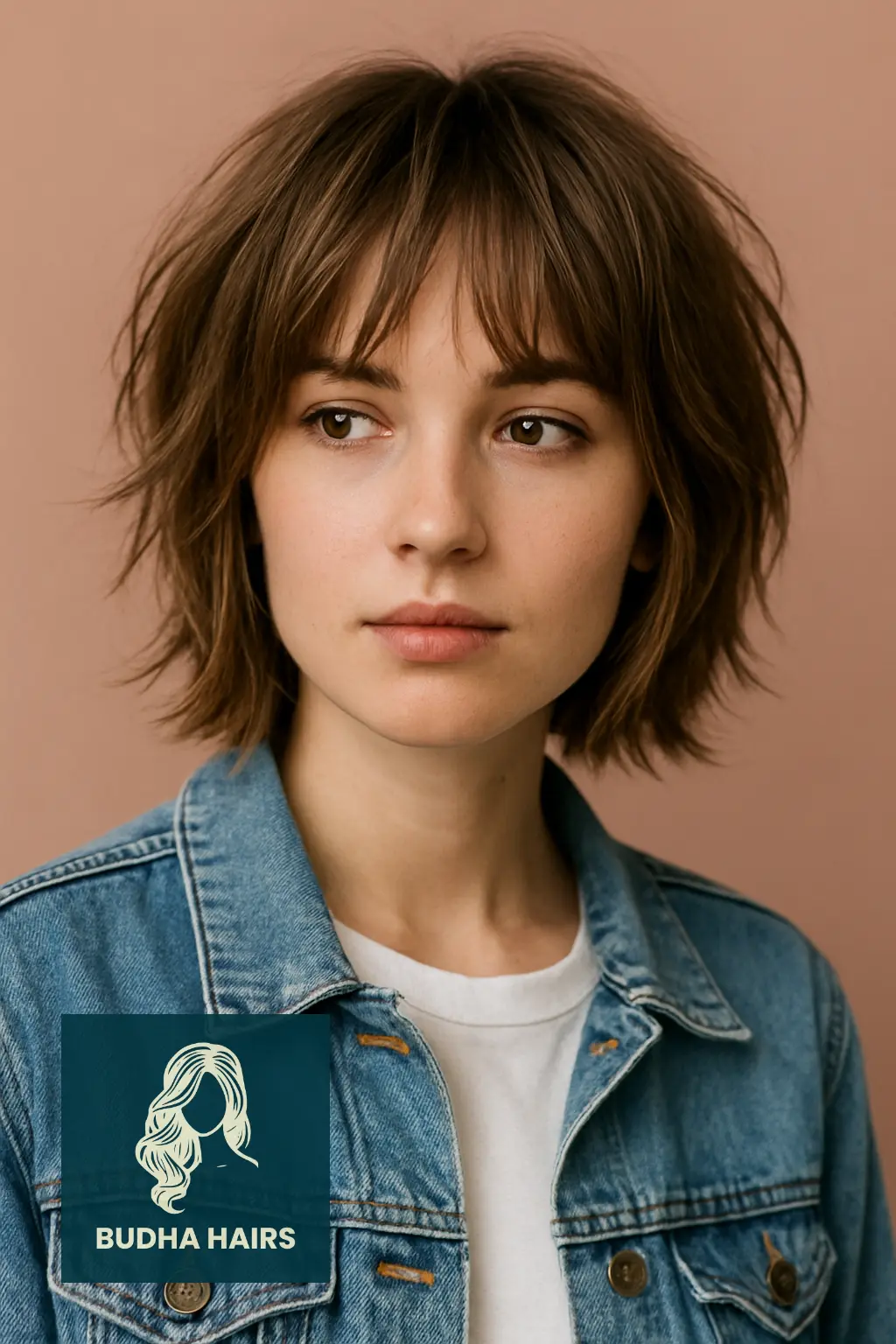 Shaggy Layered Bob with Fringe