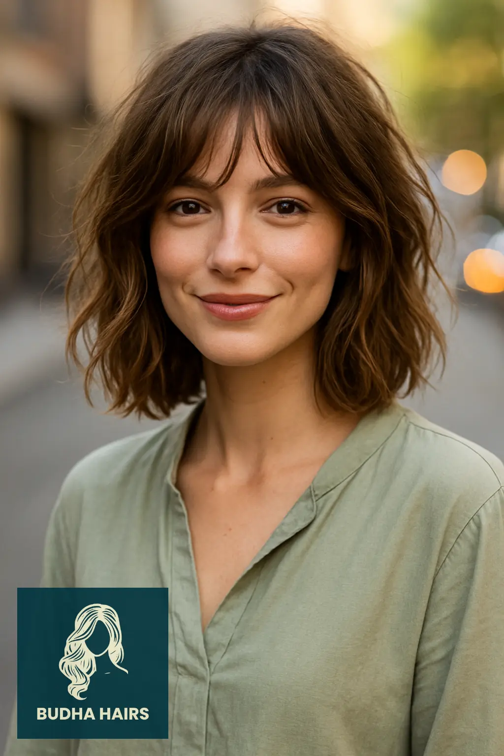 30 Flattering Hairstyles for Thin Wavy Hair 15 Shaggy Lob with Messy Waves