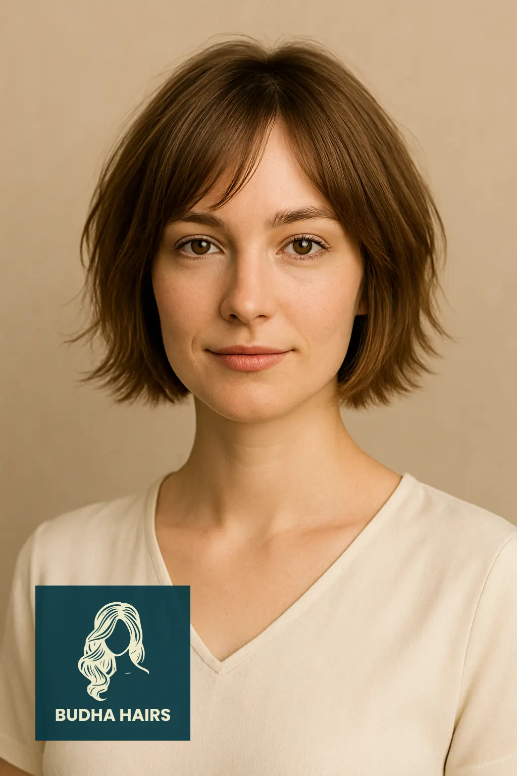 Short Bob with Feathered Ends