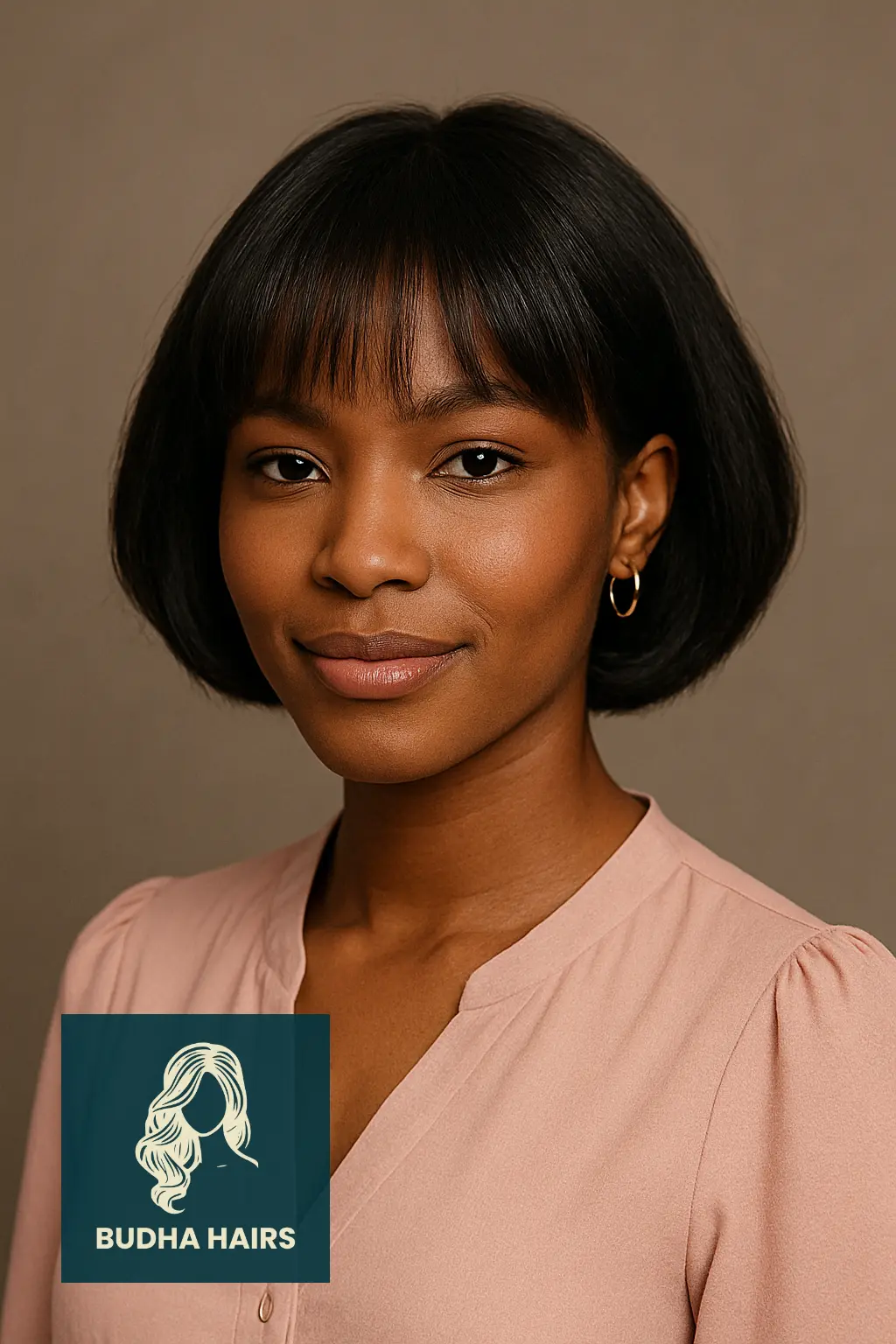 Short Bob with Rounded Bangs