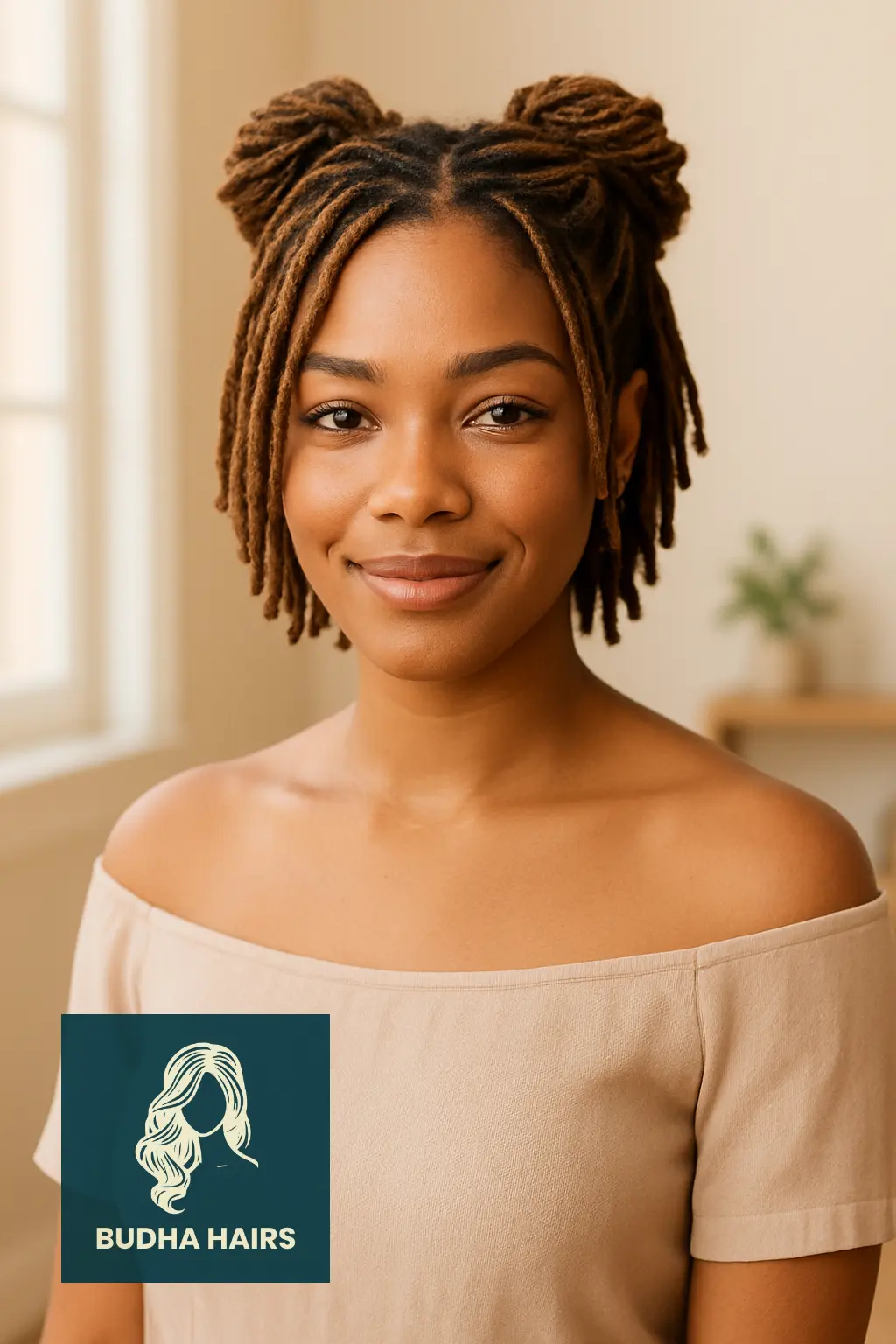 25 Stunning Short Invisible Locs Hairstyles for a Stylish and Natural Look 20 Short Invisible Locs with Bangs