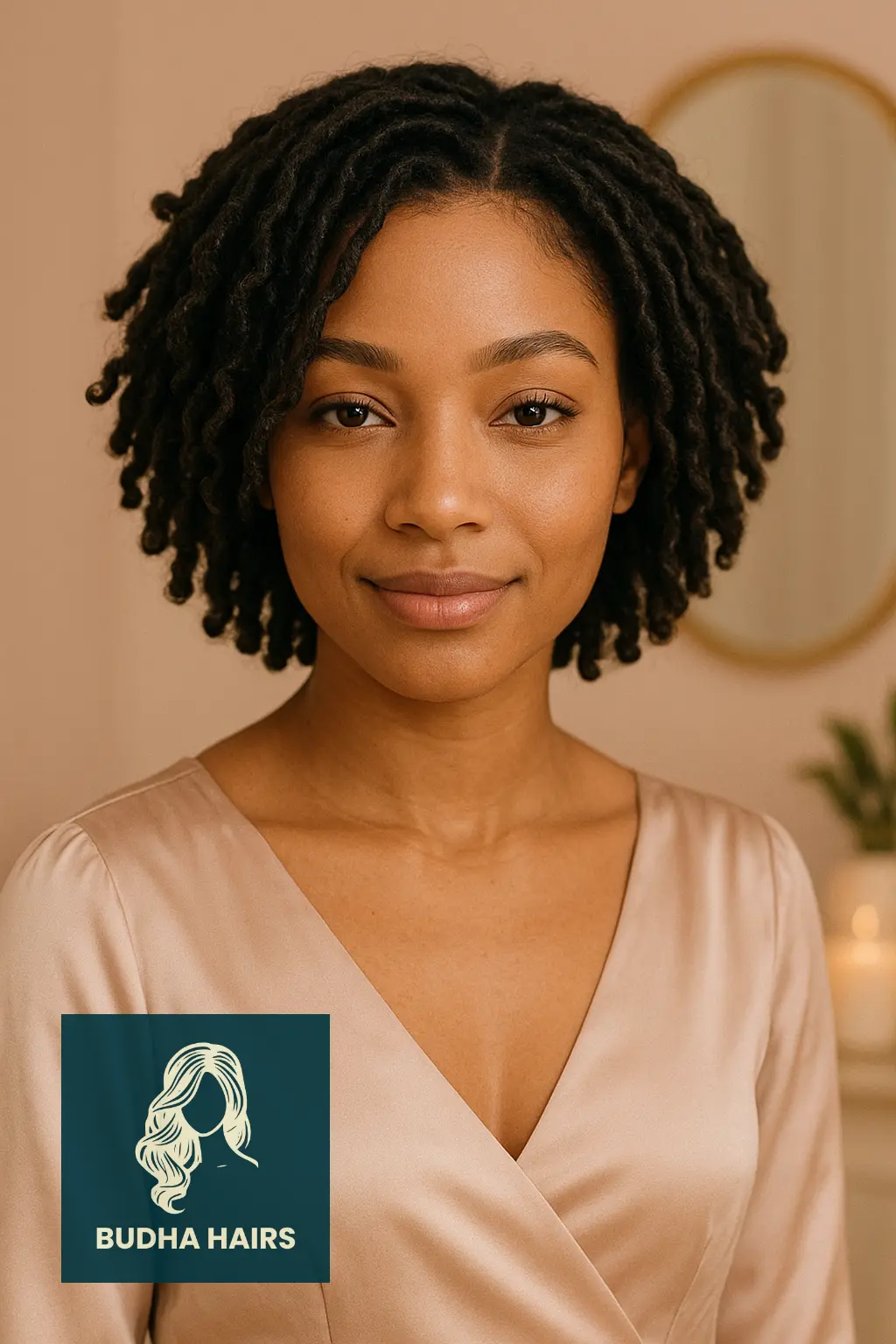 25 Stunning Short Invisible Locs Hairstyles for a Stylish and Natural Look 23 Short Invisible Locs with Loose Curls