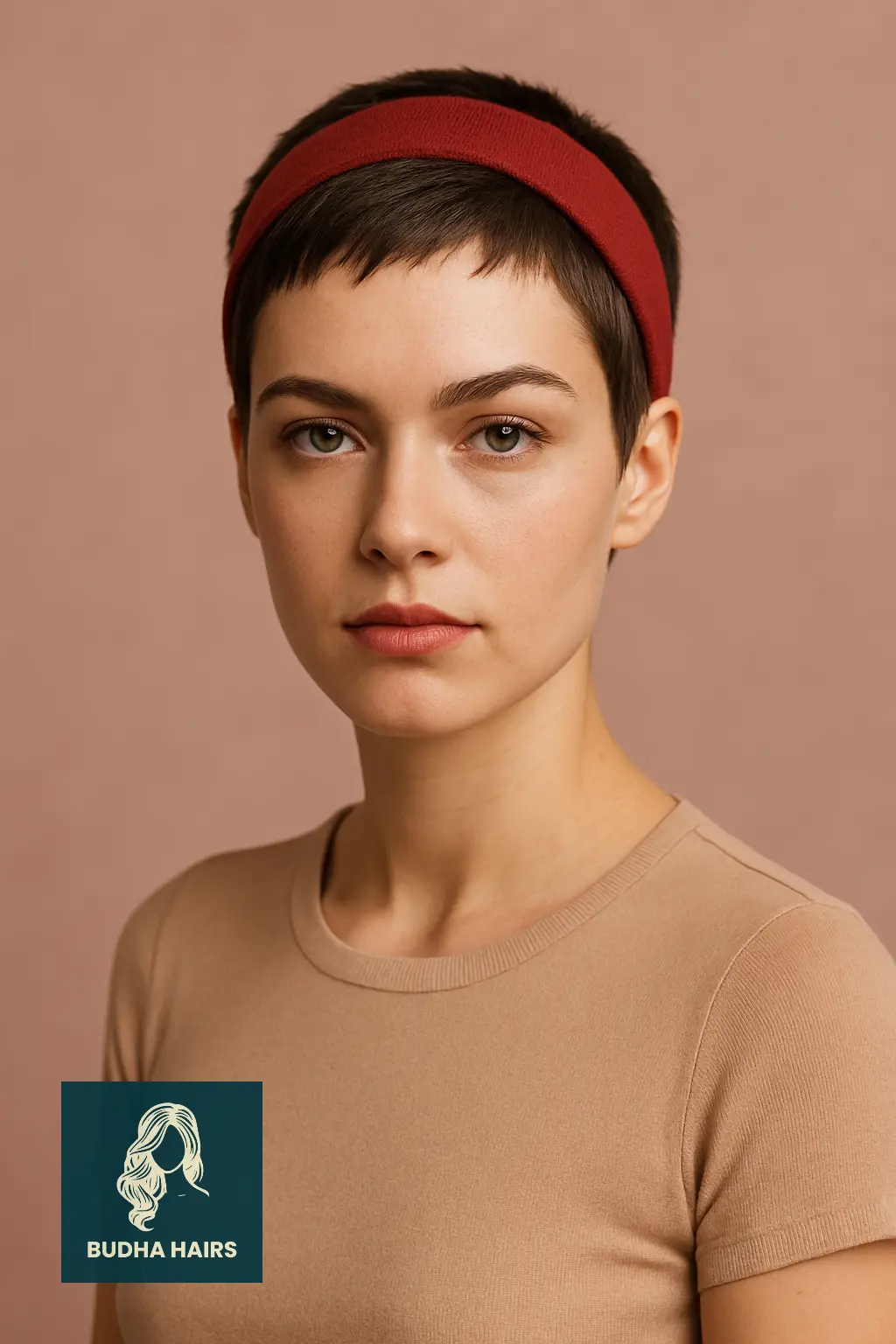 Short Pixie Cut with Thick Headband