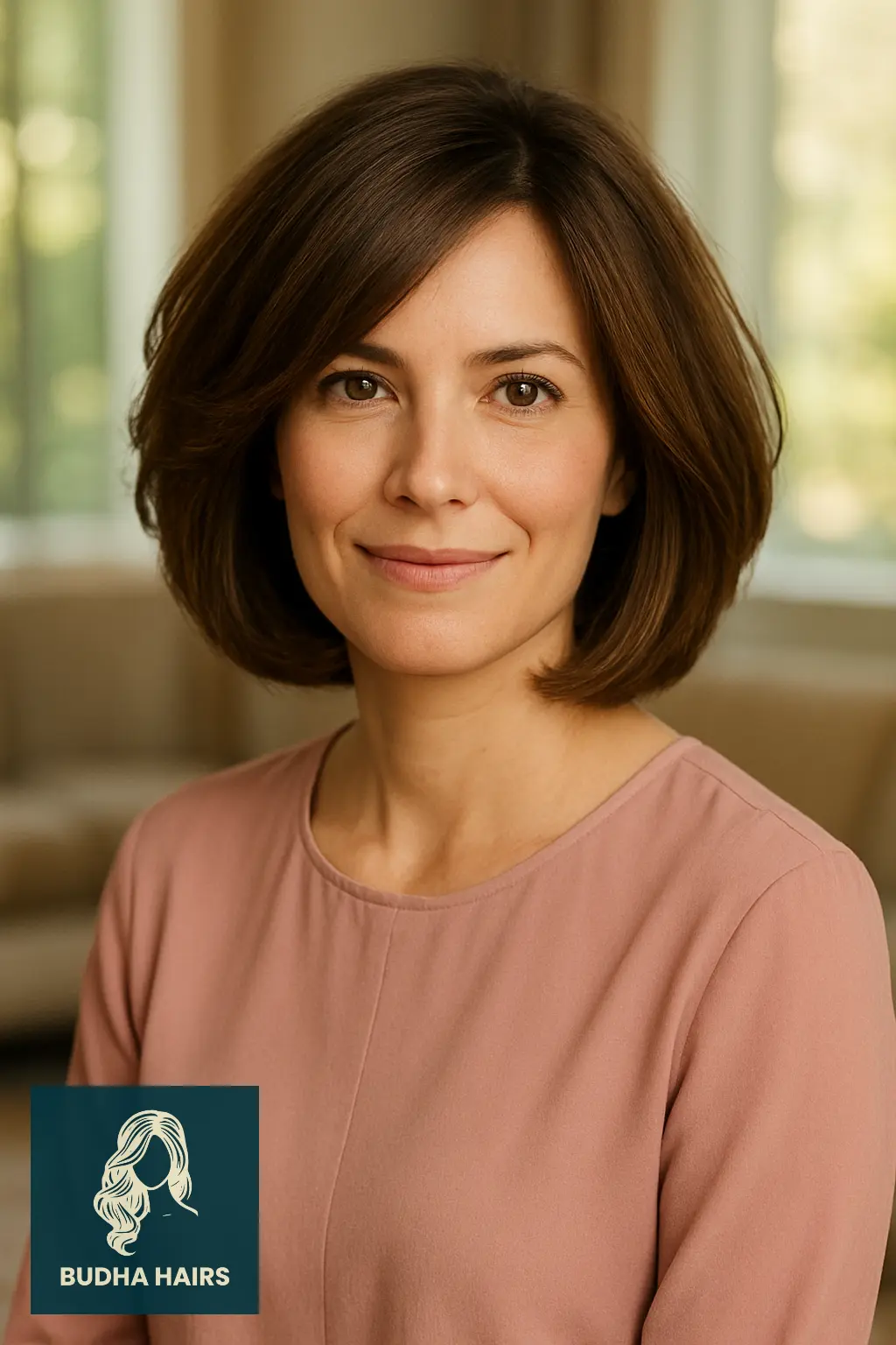 35 Stunning Mid Length Hairstyles Over 40 to Refresh Your Look 35 Shoulder Length Bob with Layered Volume