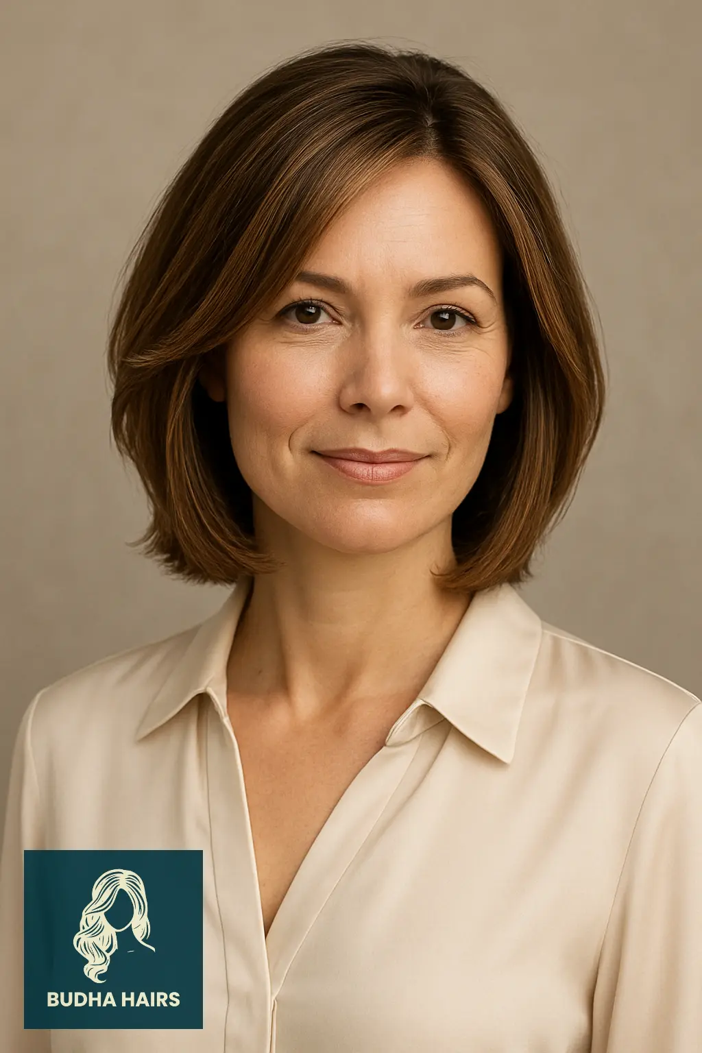 35 Stunning Mid Length Hairstyles Over 40 to Refresh Your Look 1 Shoulder Length Bob with Soft Layers