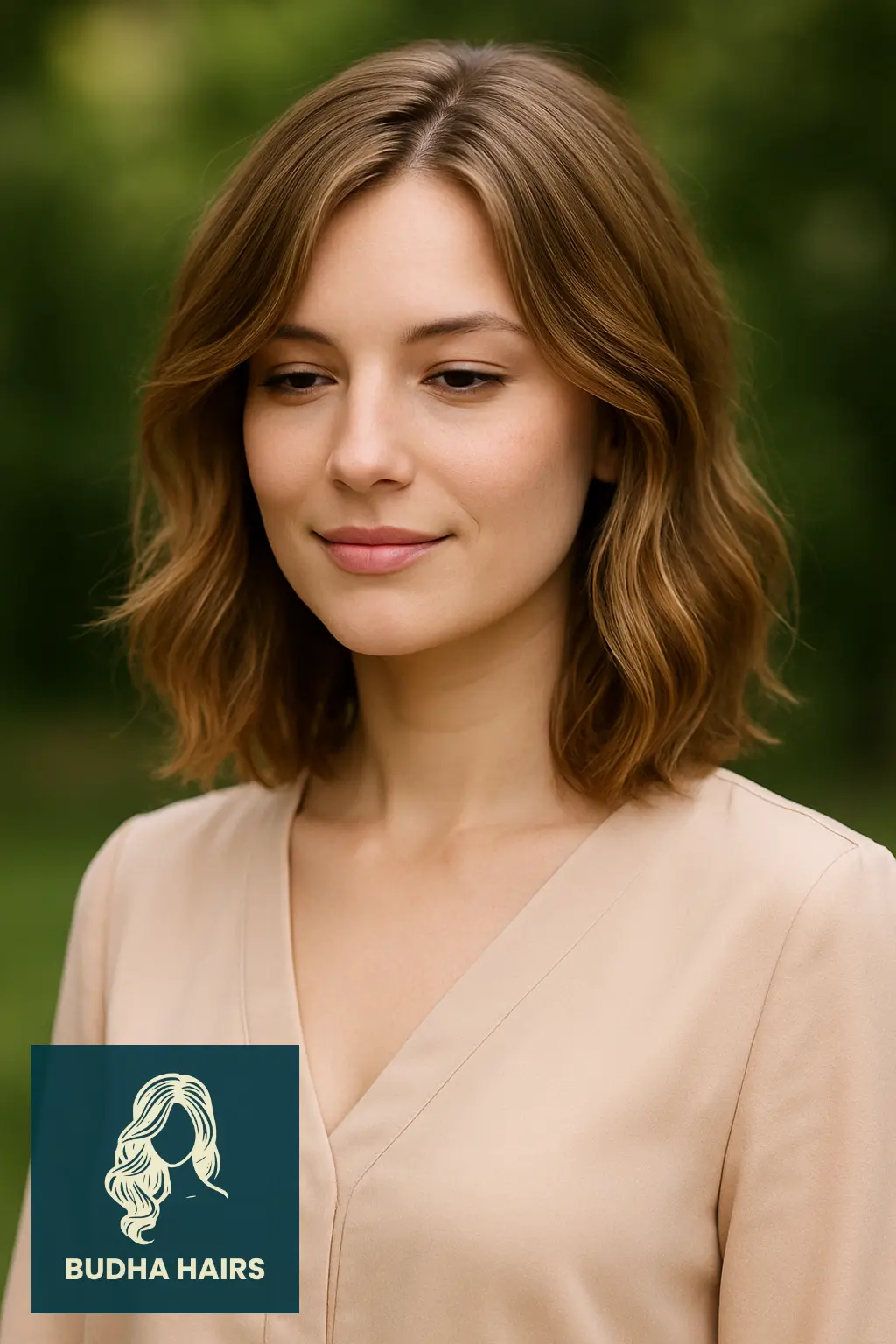 30 Flattering Hairstyles for Thin Wavy Hair 1 Shoulder-Length Layers for Added Fullness