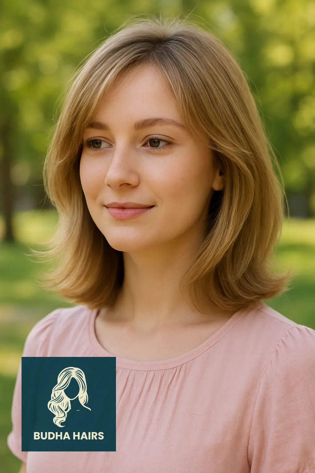 Shoulder-Length Lob with Feathered Layers