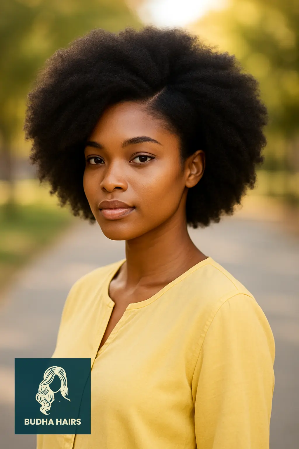 30 Stunning Awkward Length 4C Hairstyles to Try in 2025 9 Side Part Afro Style