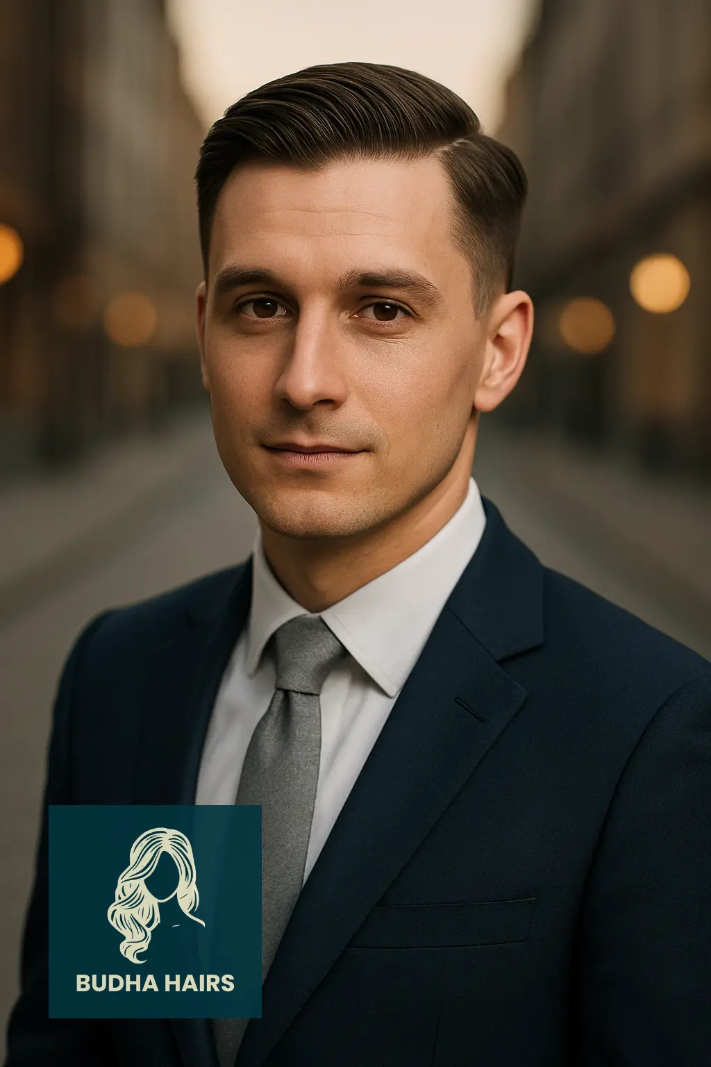 Side Part with Taper Fade