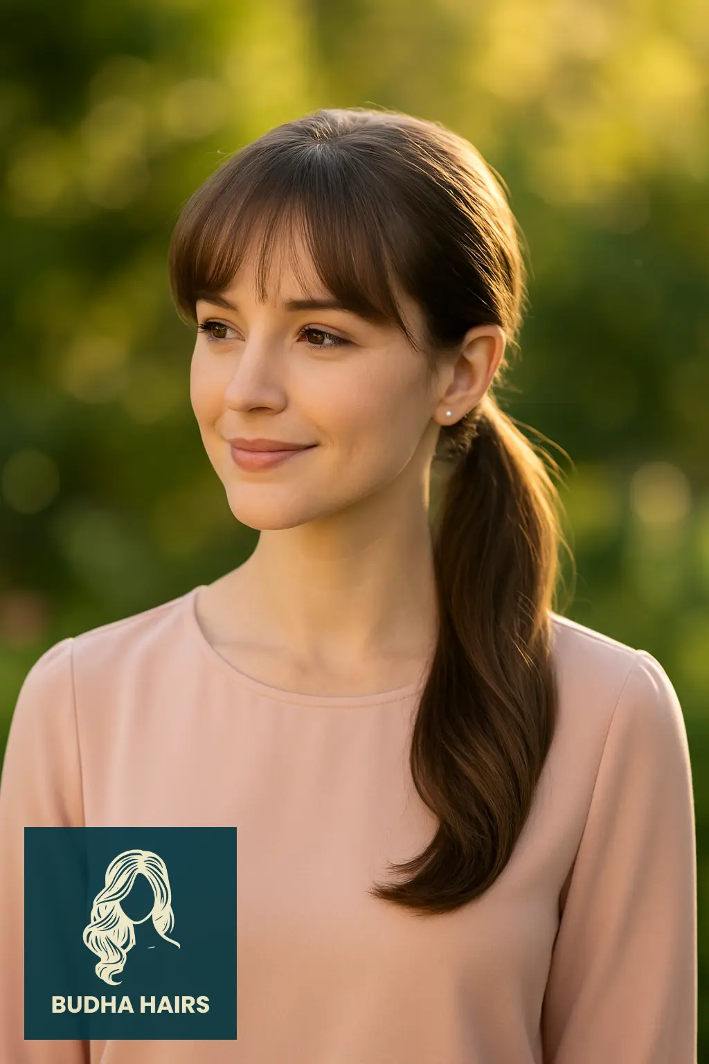 32 Gorgeous Weave Ponytail Hairstyles with Bangs for Every Occasion 29 Side Ponytail with Soft Bangs